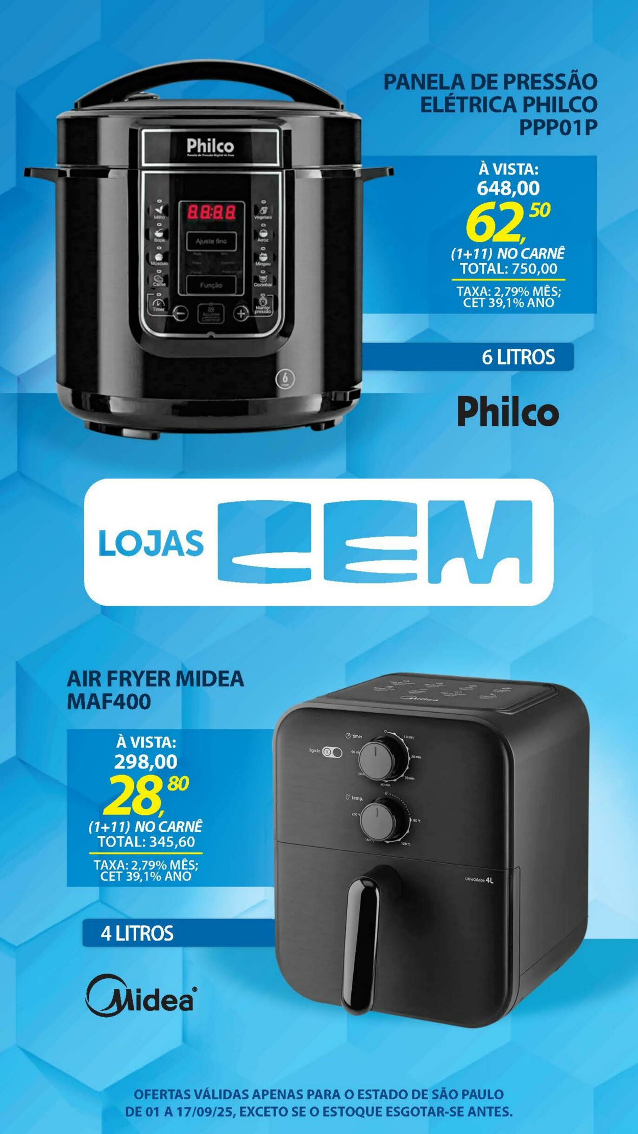 Folheto Lojas Cem 29.08.2025 - 19.09.2025