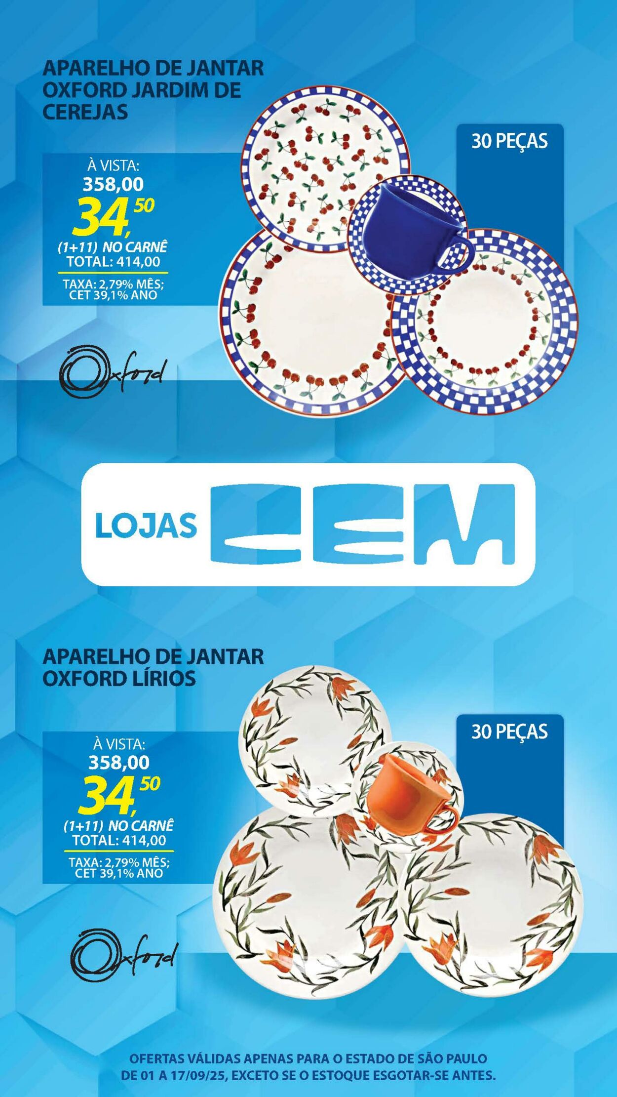 Folheto Lojas Cem 29.08.2025 - 19.09.2025