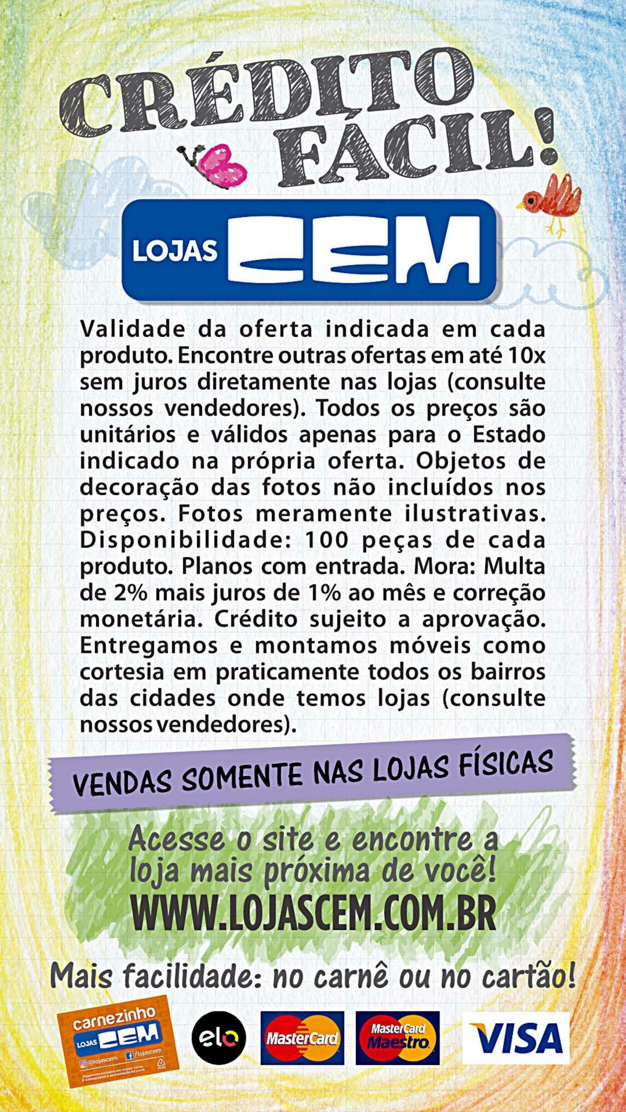 Folheto Lojas Cem 04.10.2023 - 14.10.2023