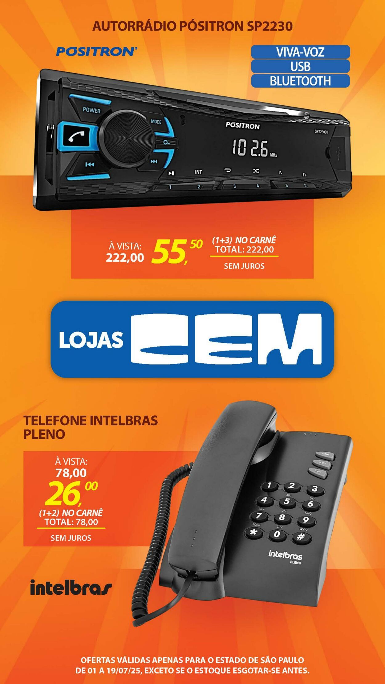 Folheto Lojas Cem 30.06.2025 - 16.07.2025