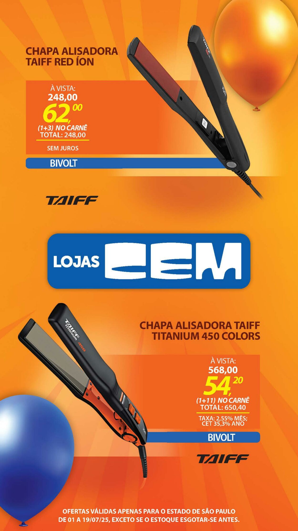 Folheto Lojas Cem 30.06.2025 - 16.07.2025