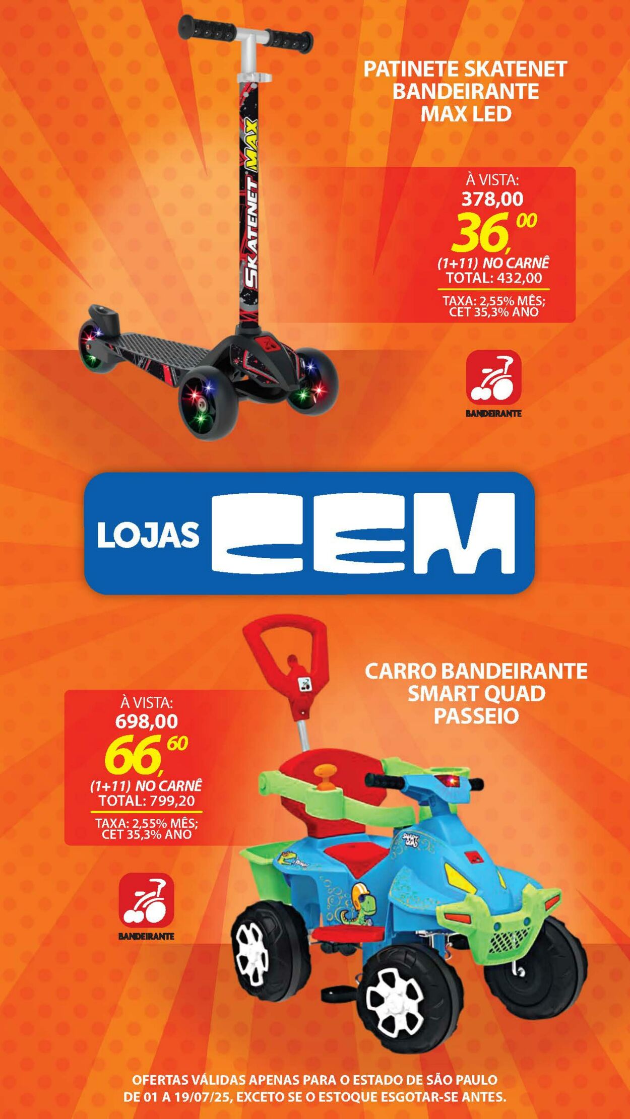 Folheto Lojas Cem 30.06.2025 - 16.07.2025