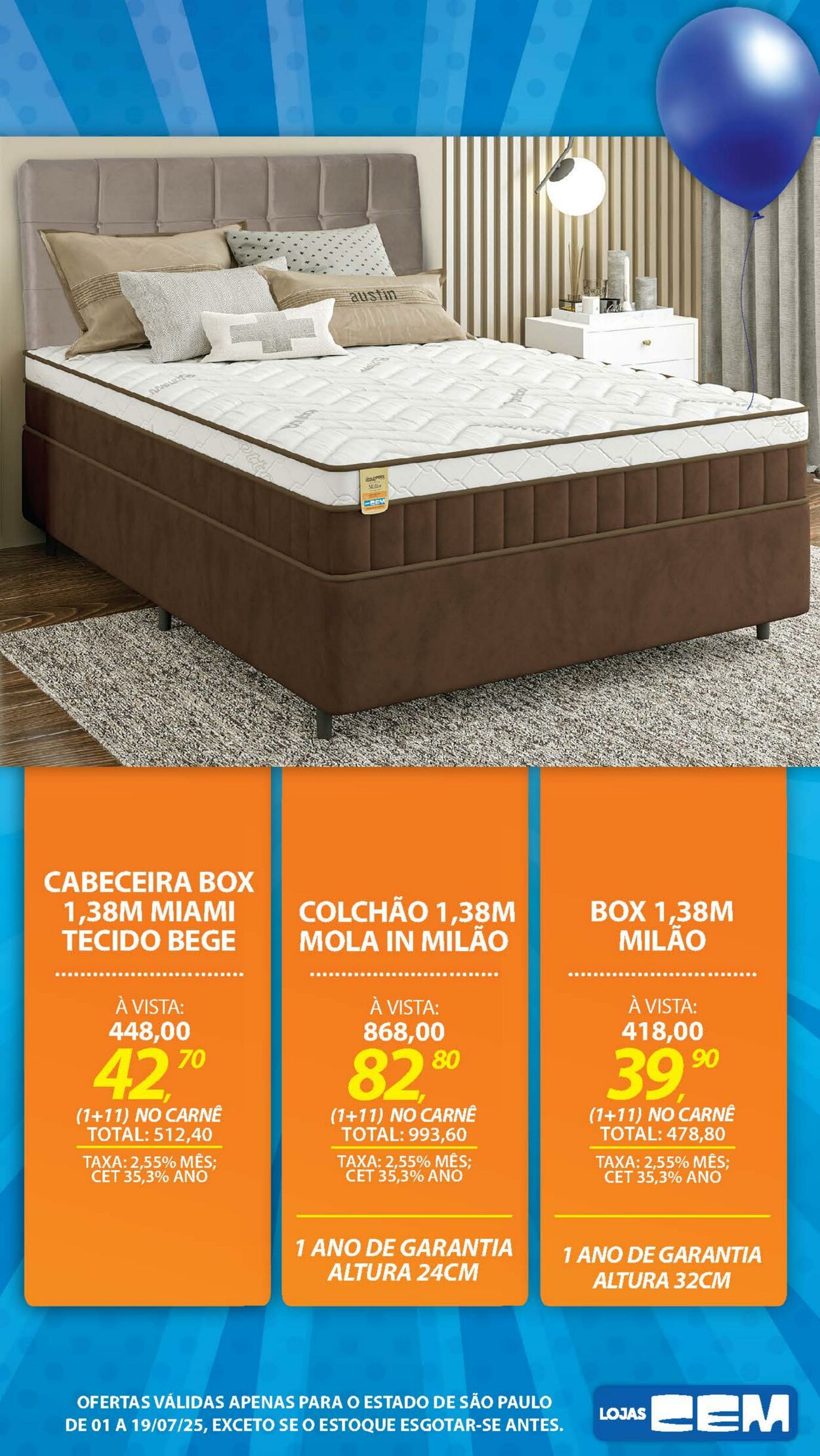 Folheto Lojas Cem 30.06.2025 - 16.07.2025