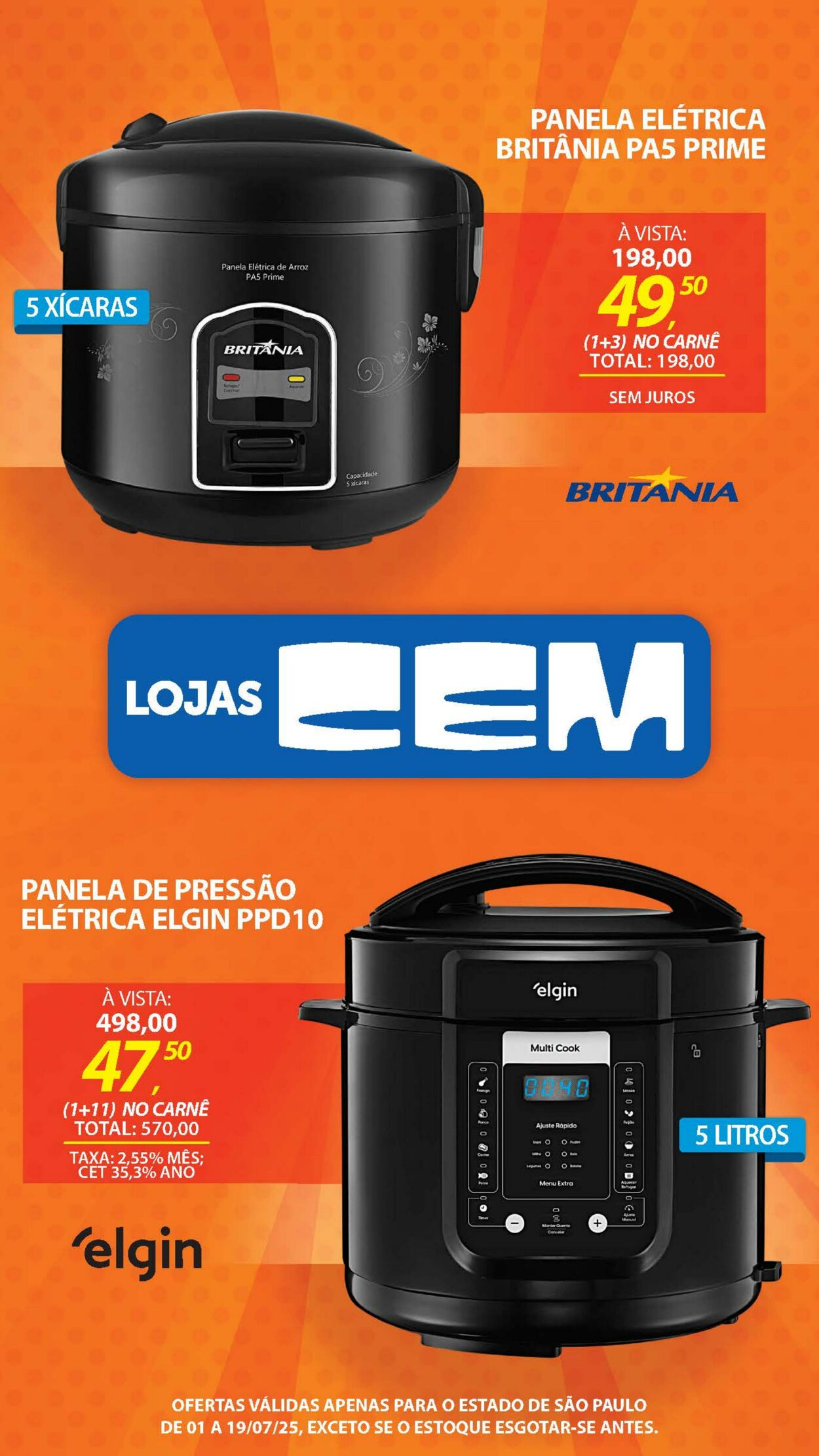 Folheto Lojas Cem 30.06.2025 - 16.07.2025