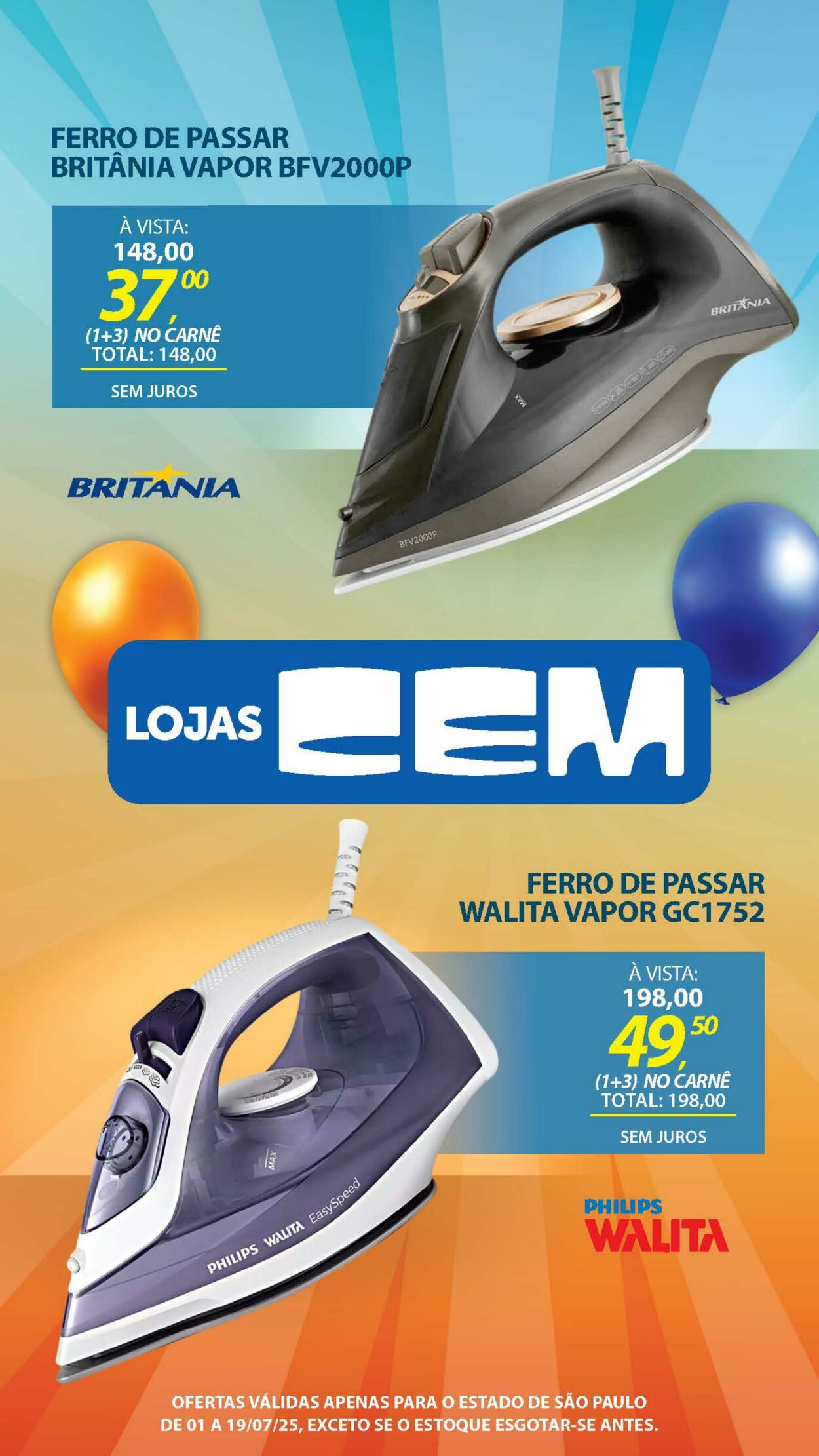 Folheto Lojas Cem 30.06.2025 - 16.07.2025
