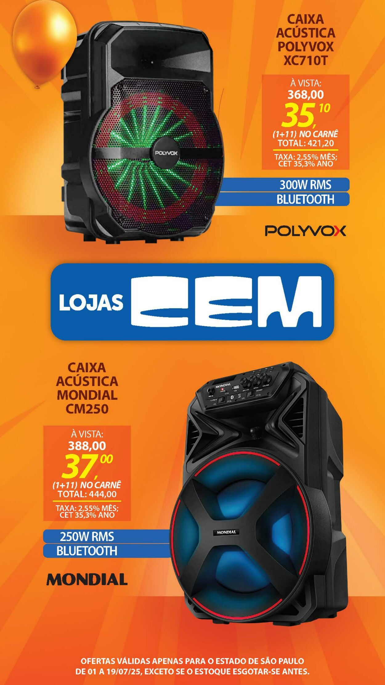 Folheto Lojas Cem 30.06.2025 - 16.07.2025