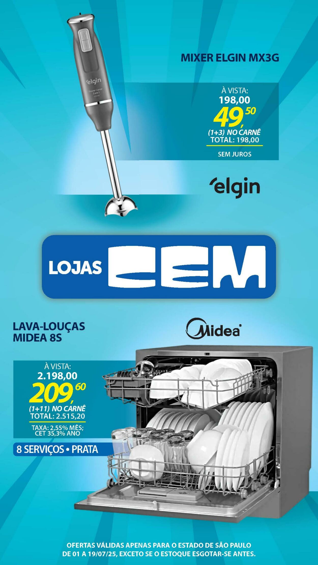 Folheto Lojas Cem 30.06.2025 - 16.07.2025