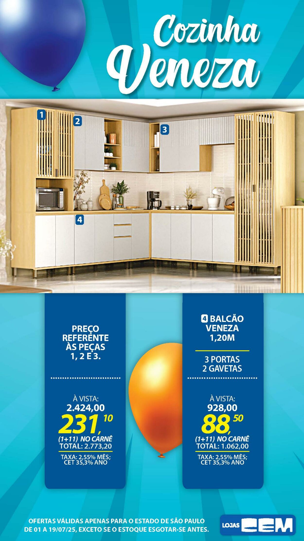 Folheto Lojas Cem 30.06.2025 - 16.07.2025
