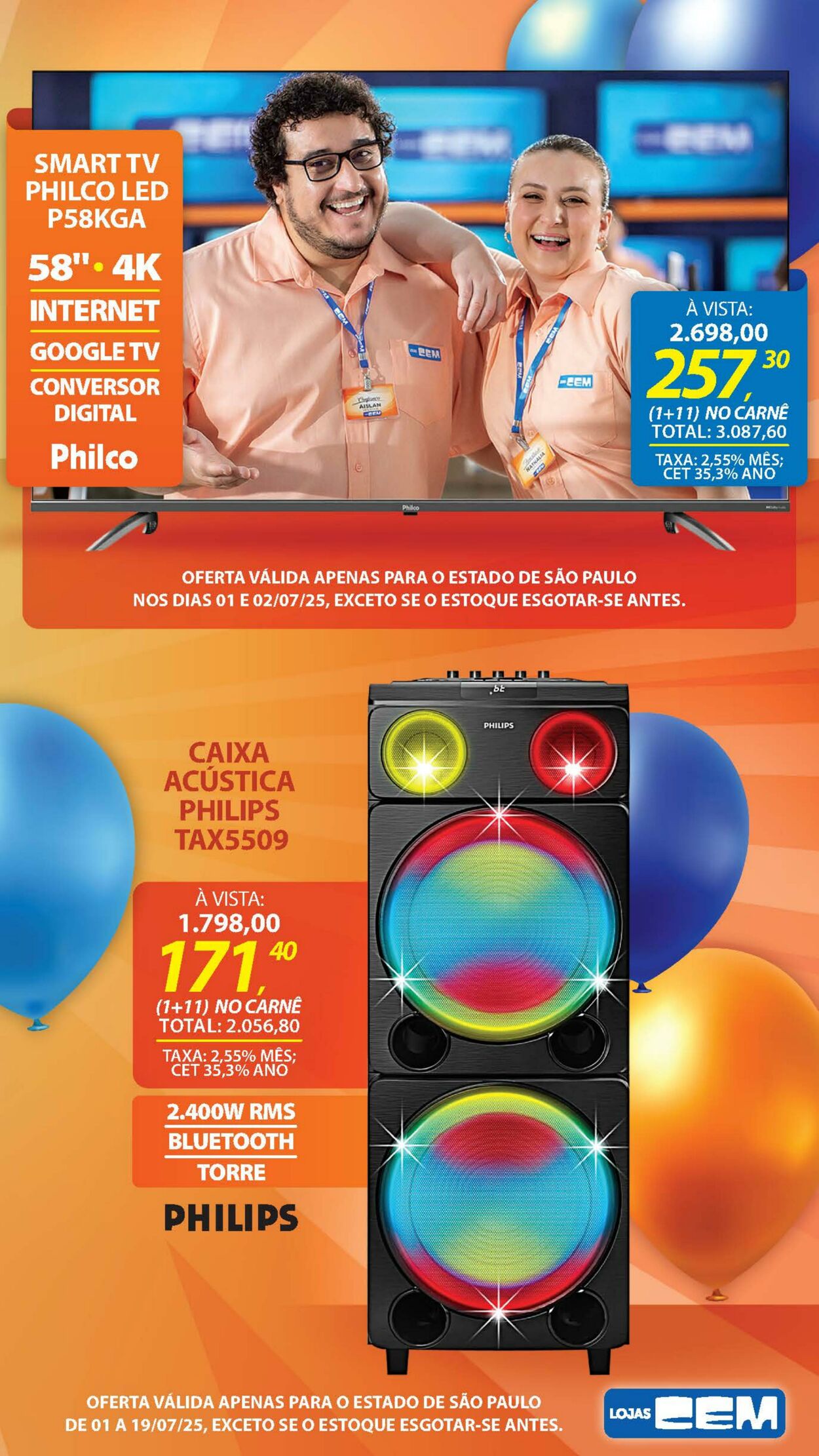 Folheto Lojas Cem 30.06.2025 - 16.07.2025