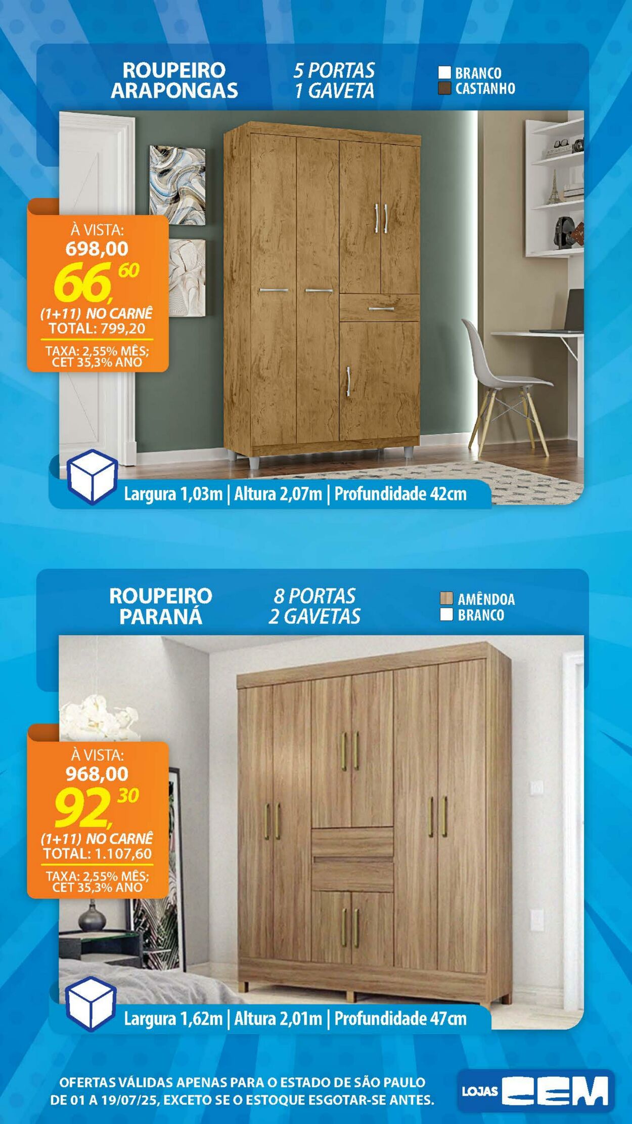 Folheto Lojas Cem 30.06.2025 - 16.07.2025