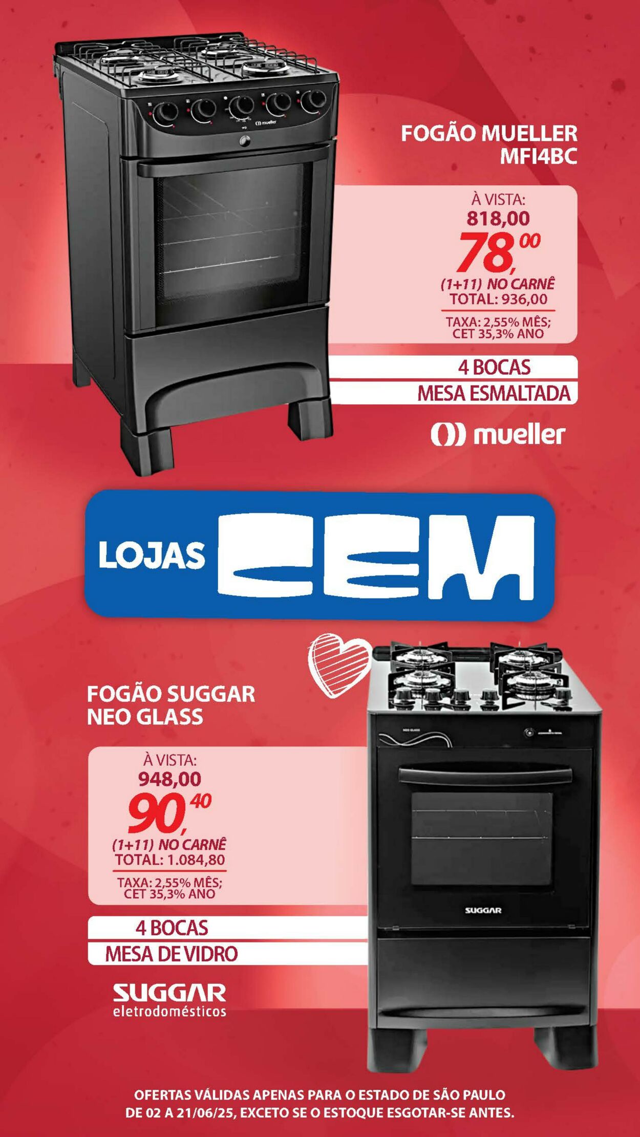 Folheto Lojas Cem 30.05.2025 - 17.06.2025