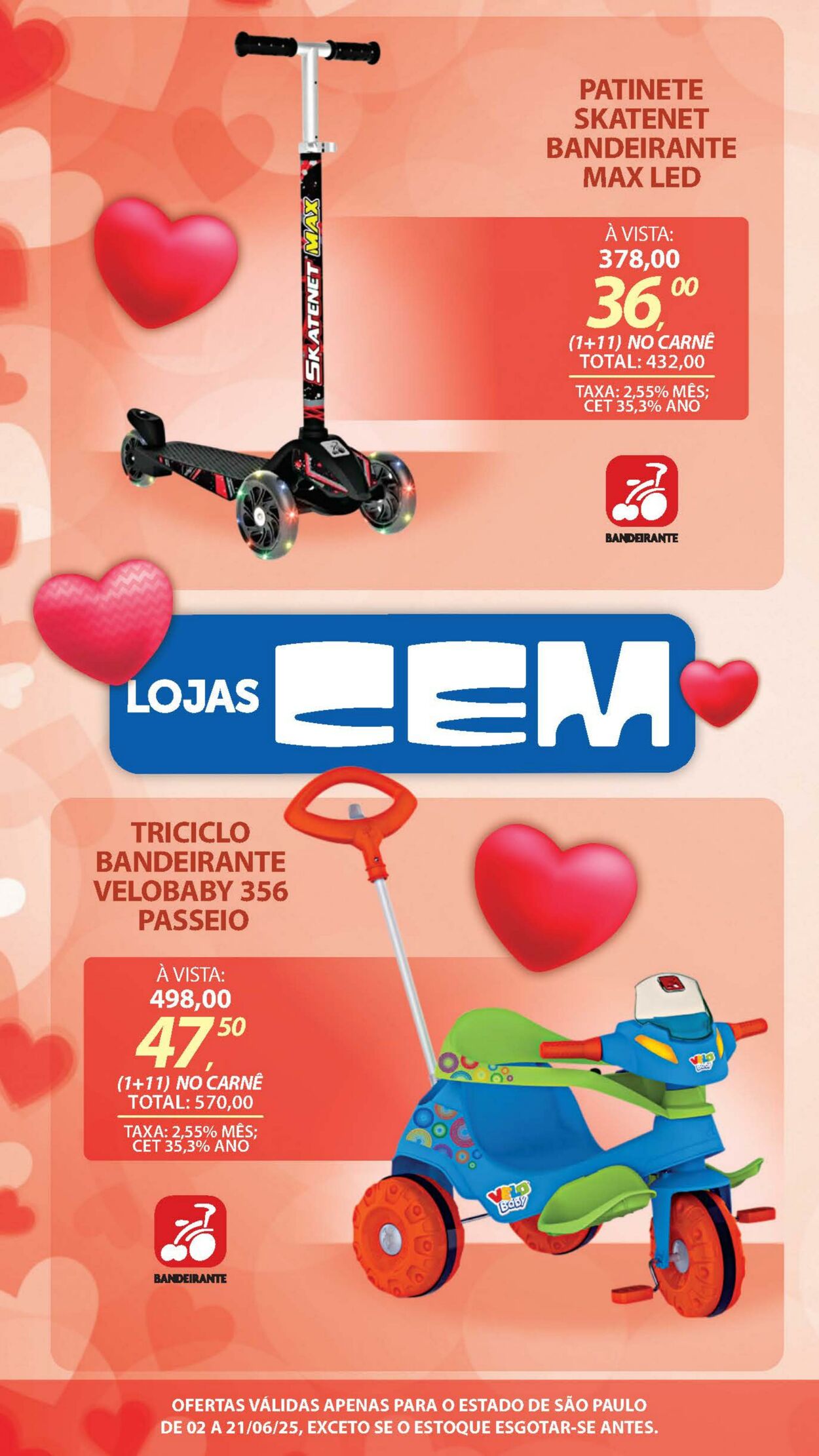 Folheto Lojas Cem 30.05.2025 - 17.06.2025