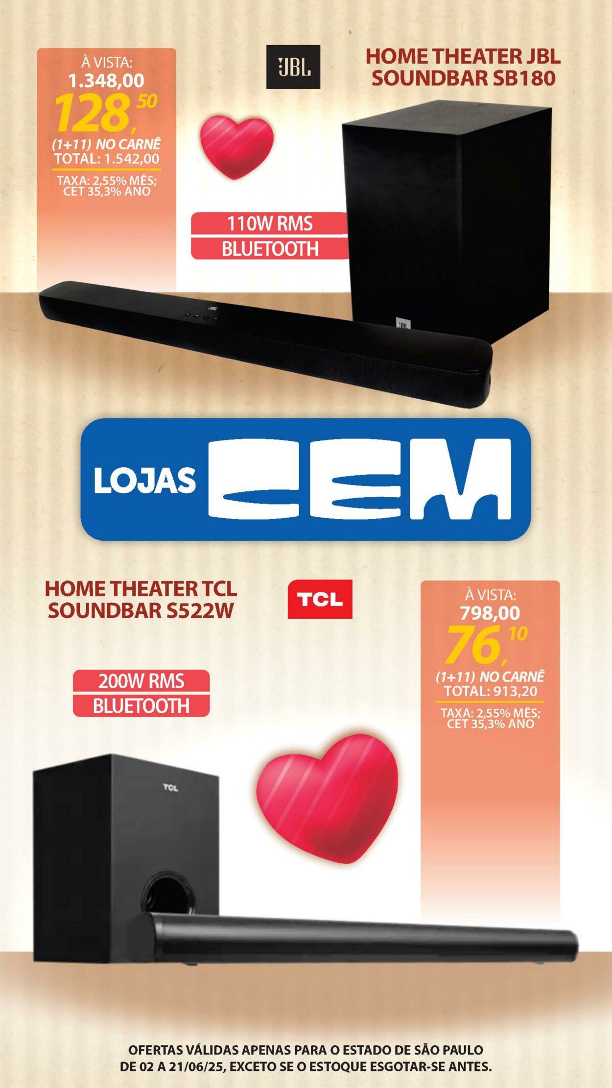 Folheto Lojas Cem 30.05.2025 - 17.06.2025