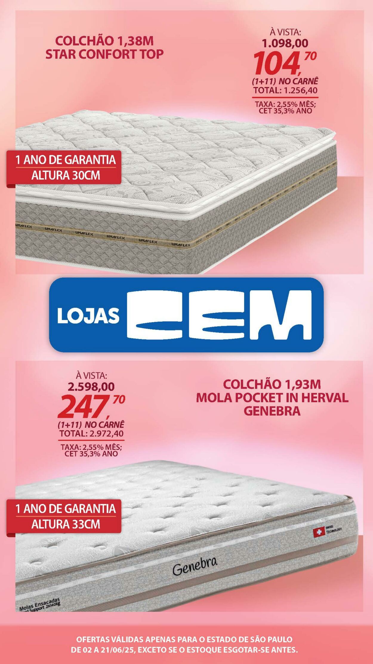 Folheto Lojas Cem 30.05.2025 - 17.06.2025