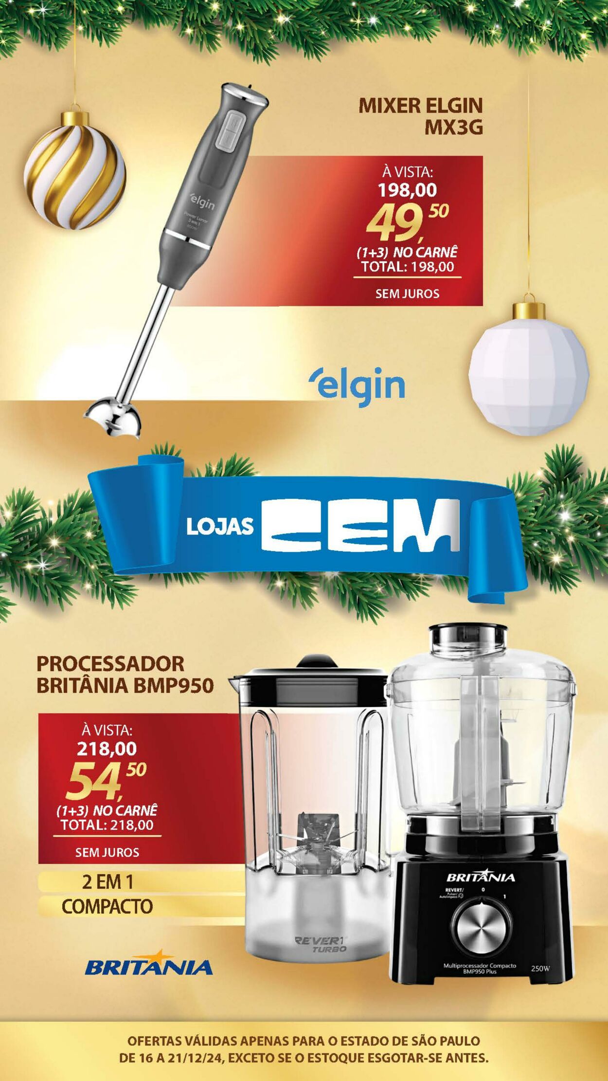 Folheto Lojas Cem 17.12.2024 - 01.01.2025