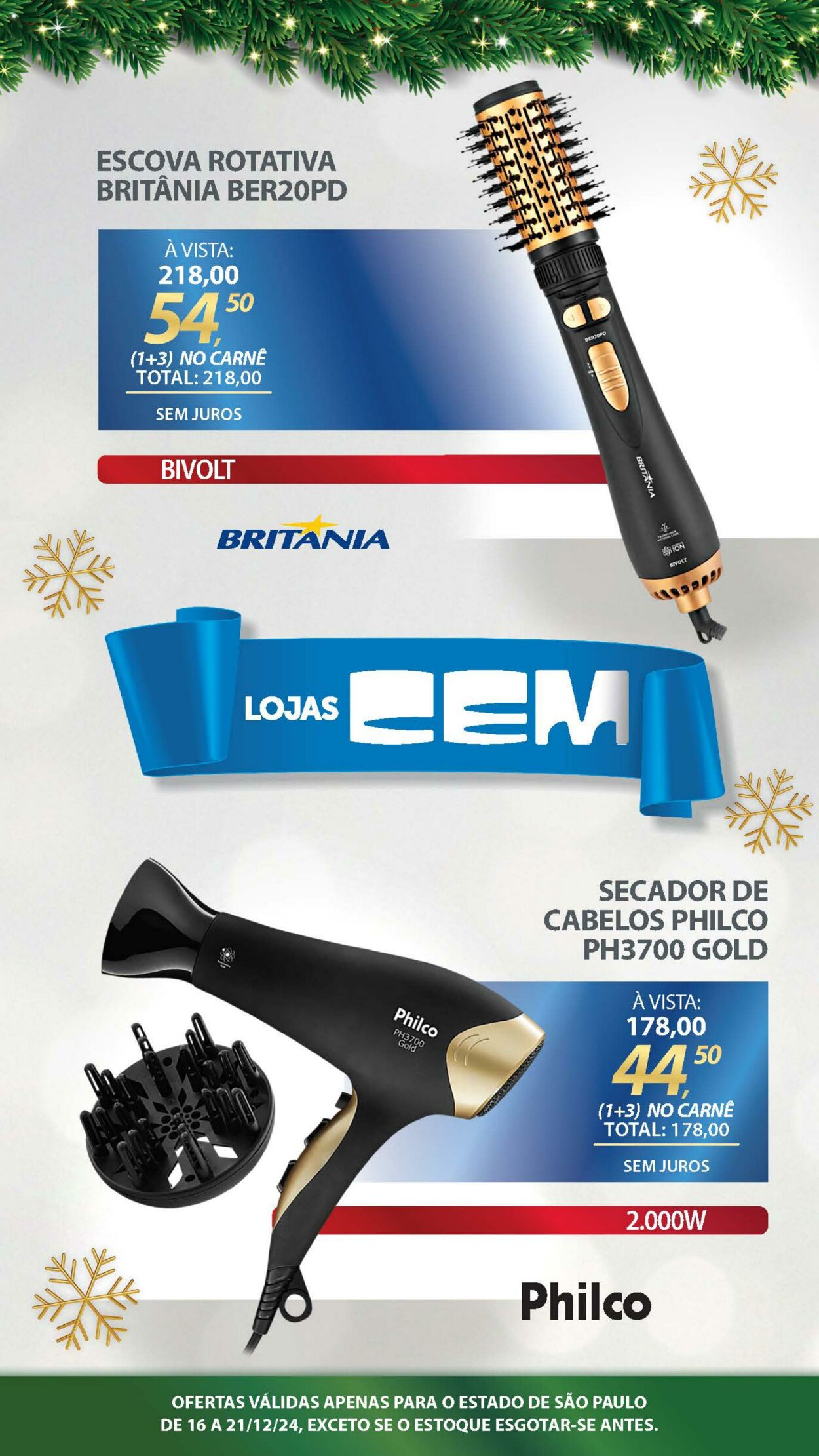 Folheto Lojas Cem 17.12.2024 - 01.01.2025