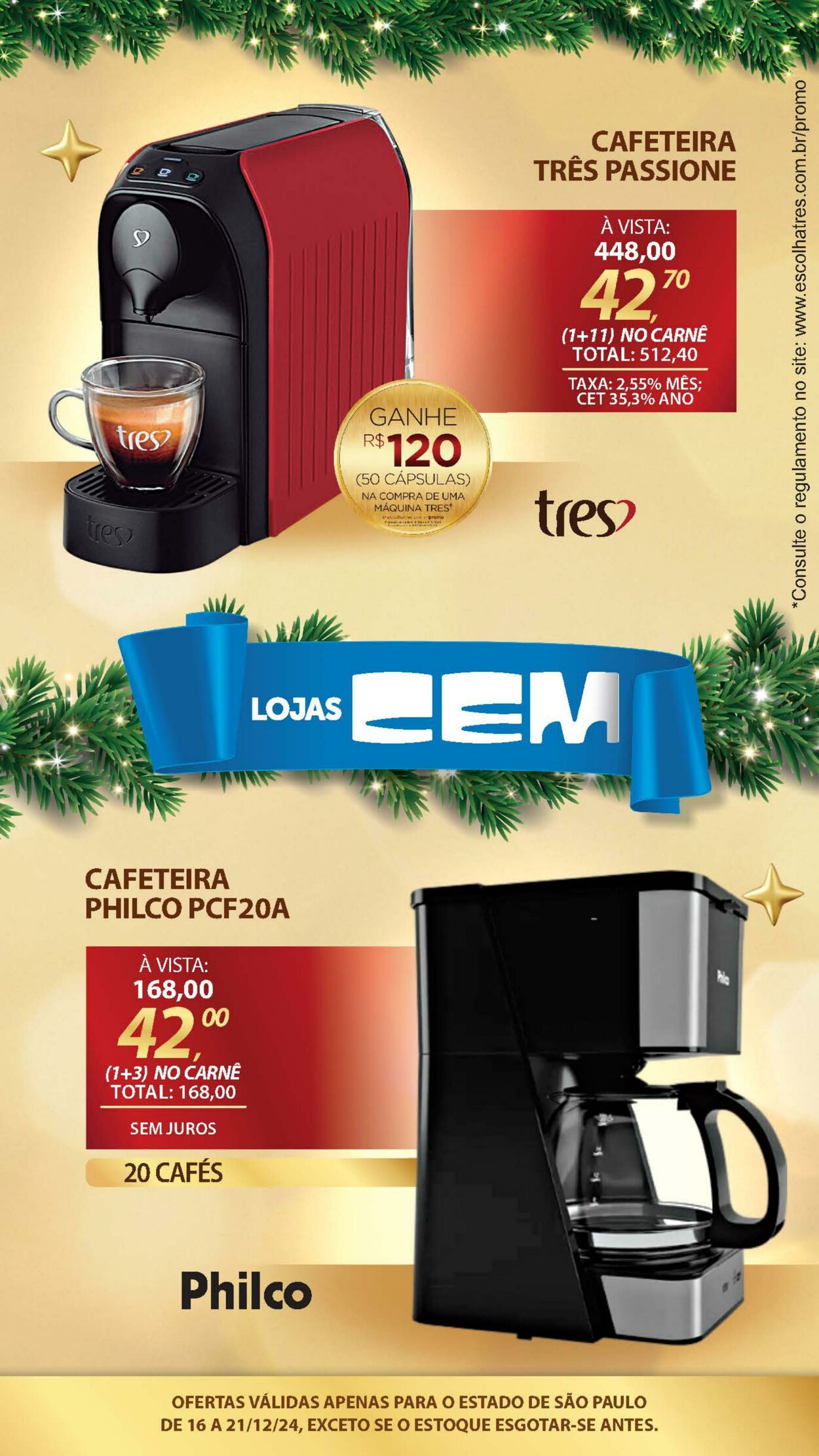 Folheto Lojas Cem 17.12.2024 - 01.01.2025