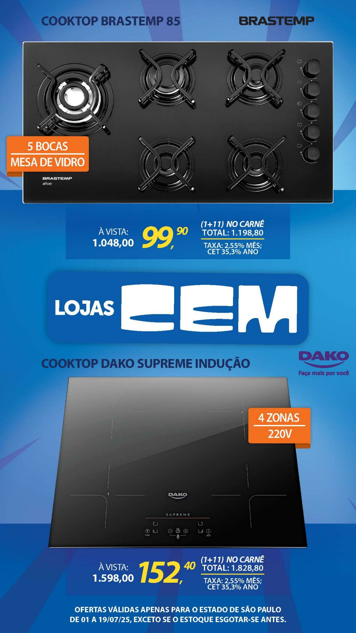 Folheto Lojas Cem 30.06.2025 - 16.07.2025