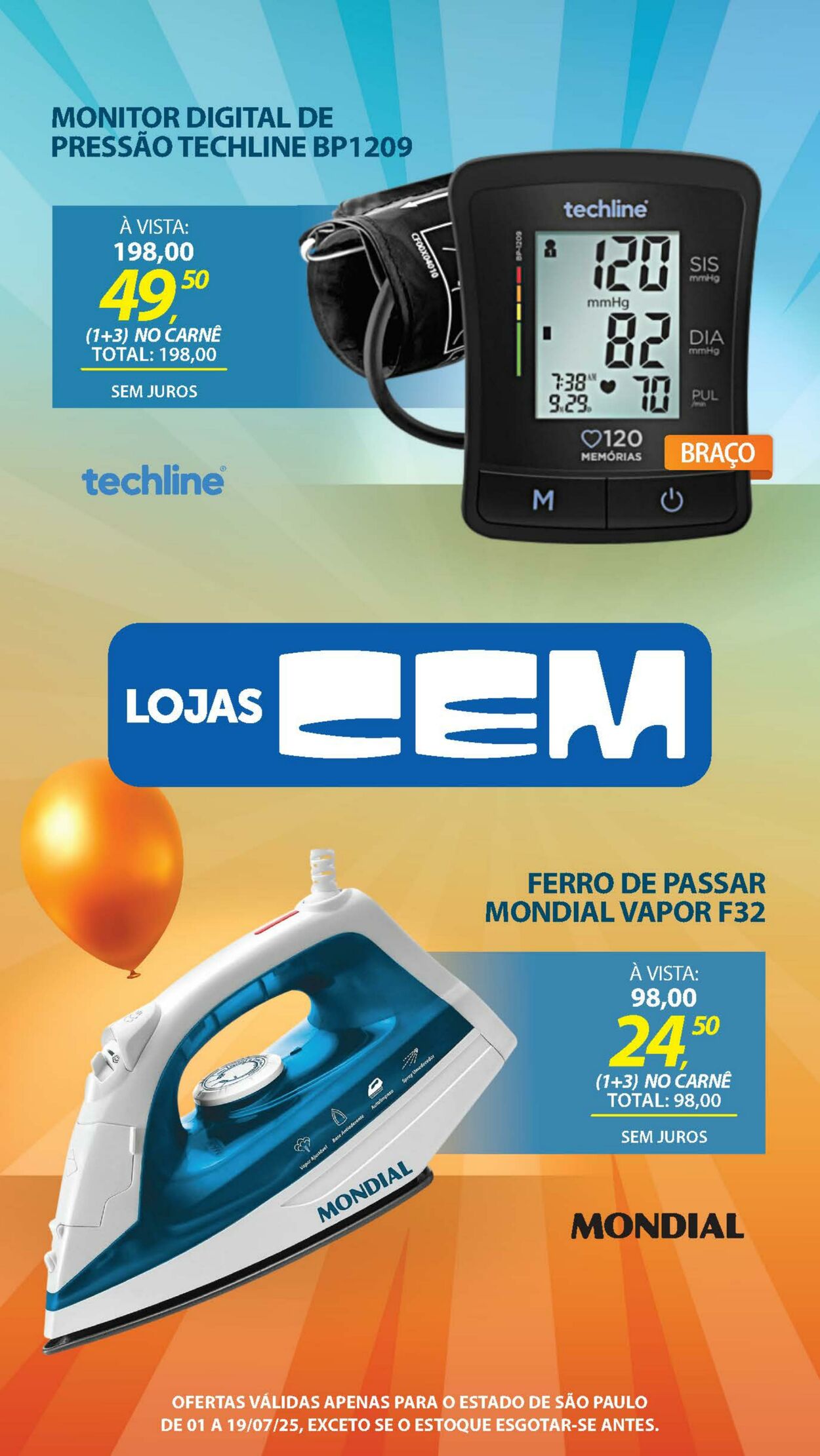 Folheto Lojas Cem 30.06.2025 - 16.07.2025