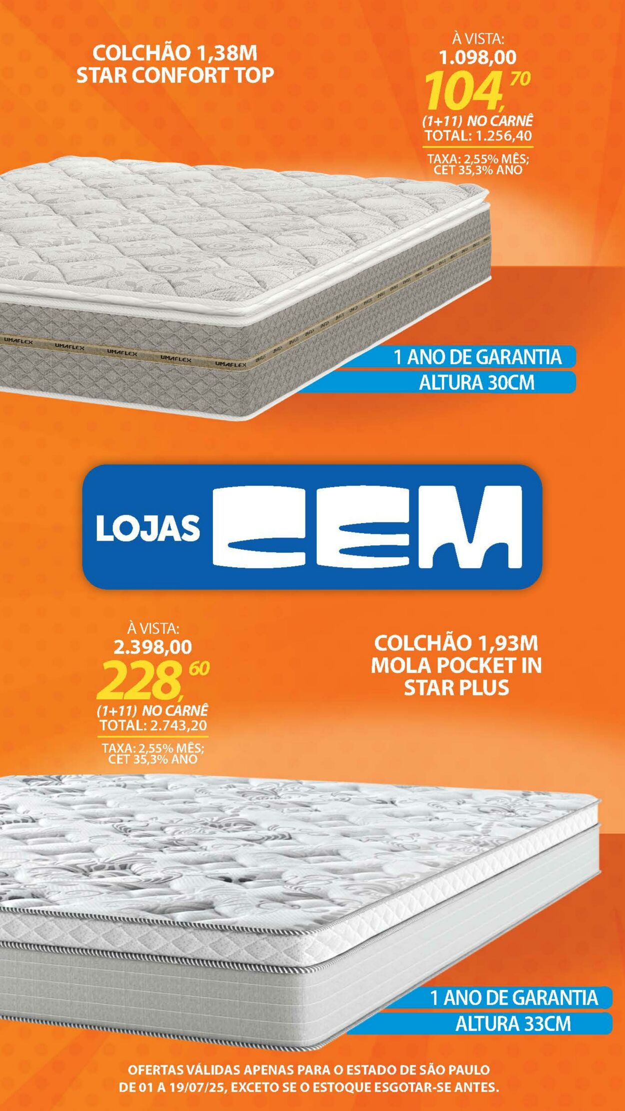 Folheto Lojas Cem 30.06.2025 - 16.07.2025