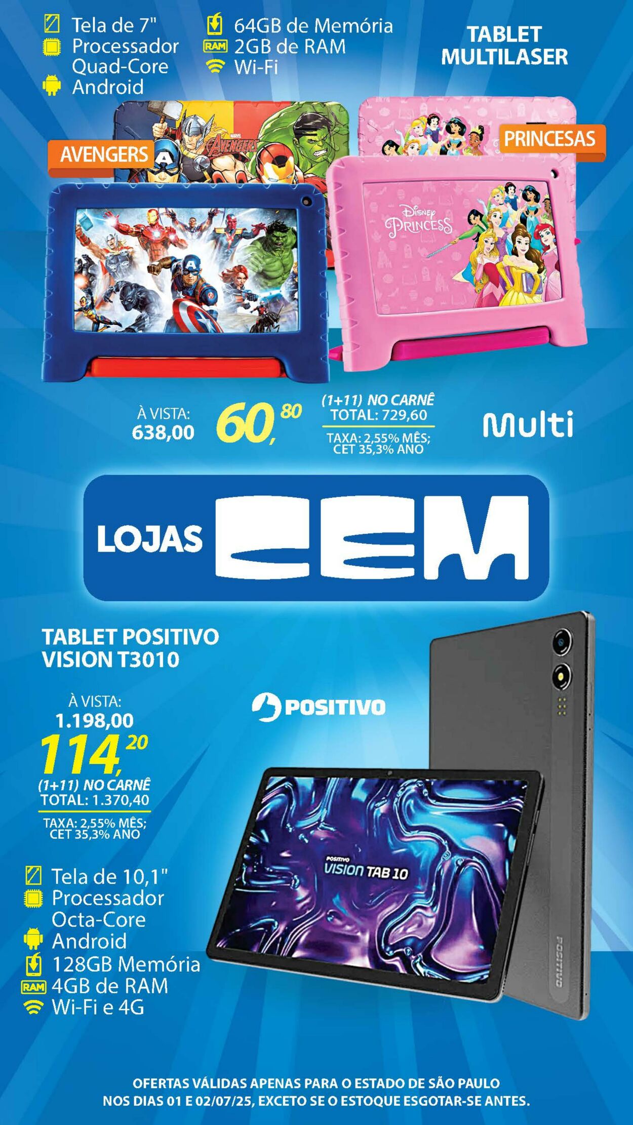 Folheto Lojas Cem 30.06.2025 - 16.07.2025