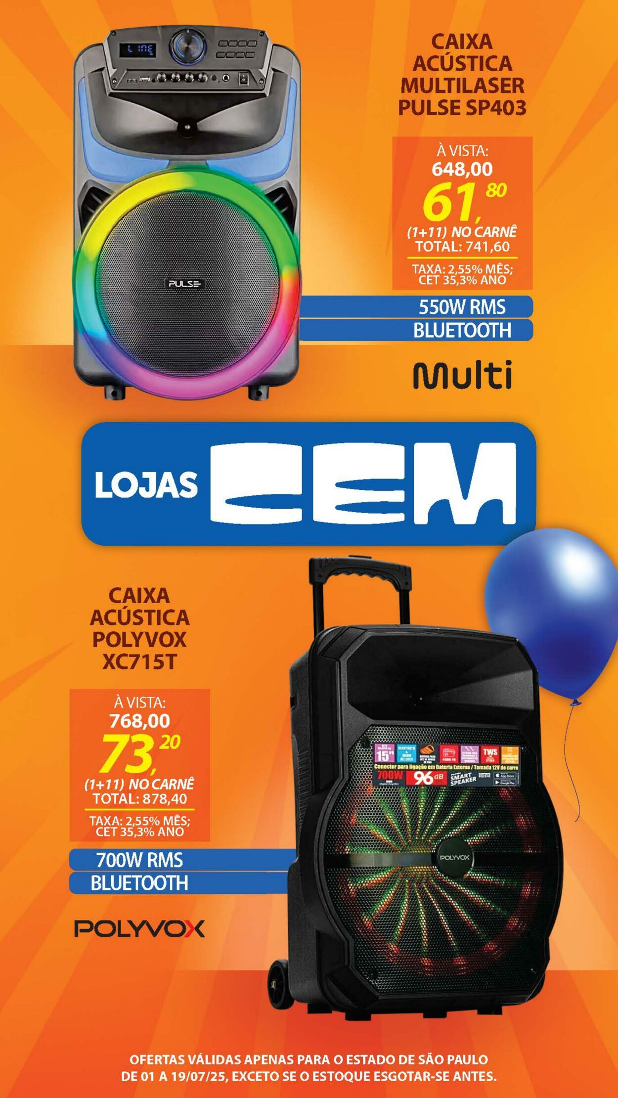 Folheto Lojas Cem 30.06.2025 - 16.07.2025