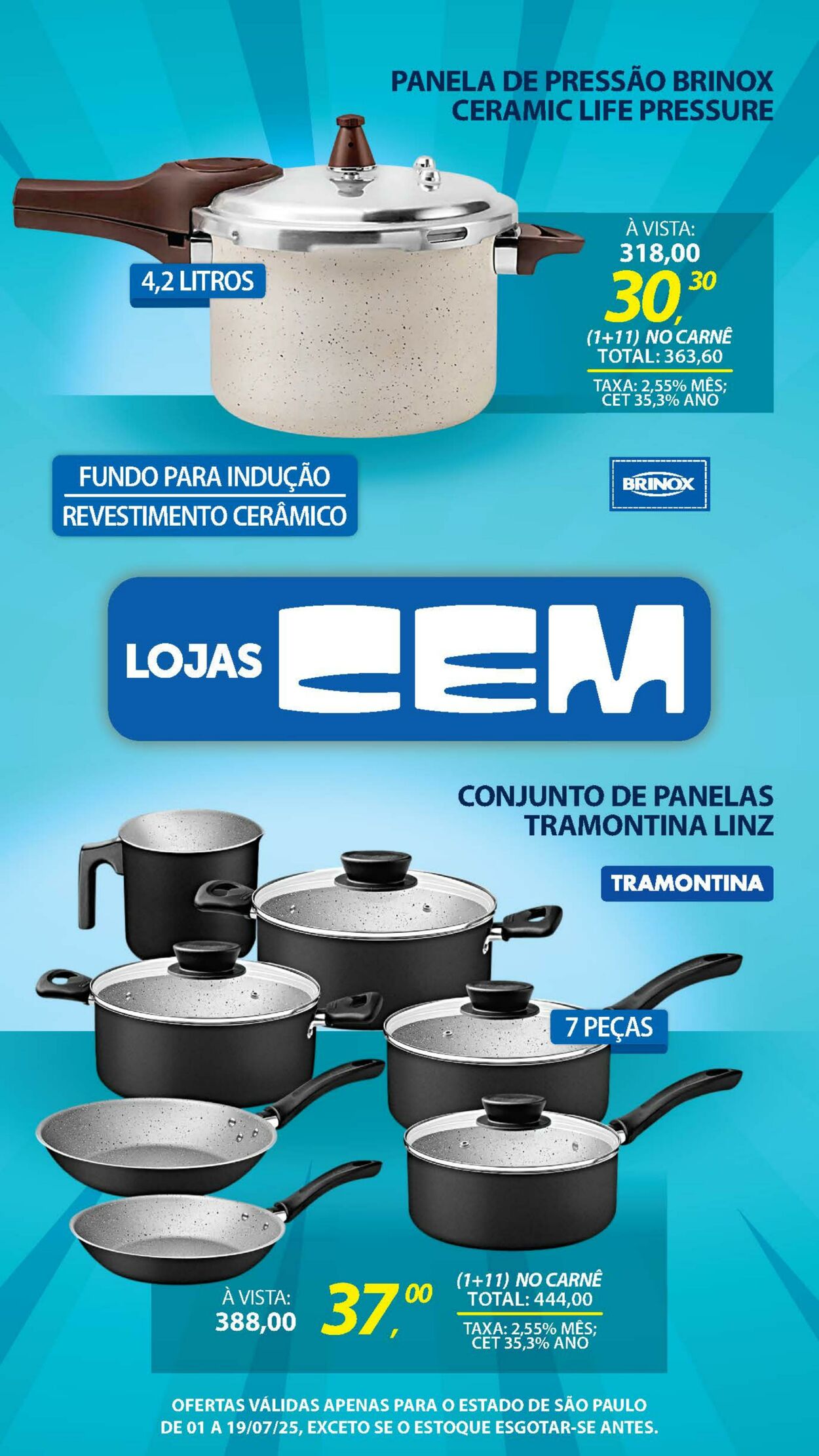 Folheto Lojas Cem 30.06.2025 - 16.07.2025