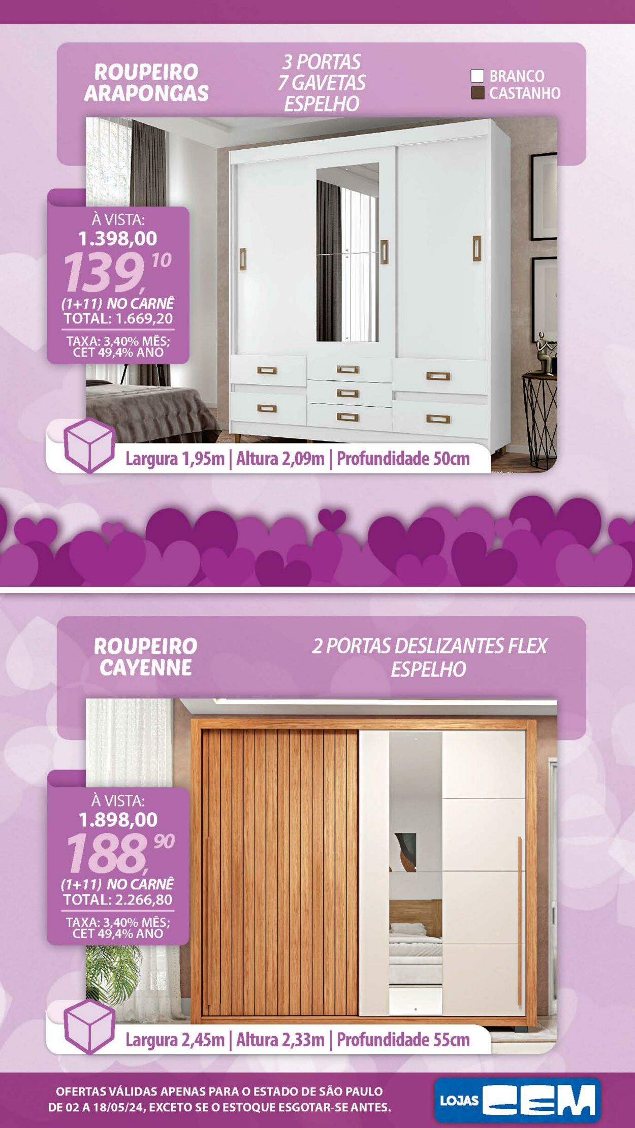 Folheto Lojas Cem 02.05.2024 - 31.05.2024