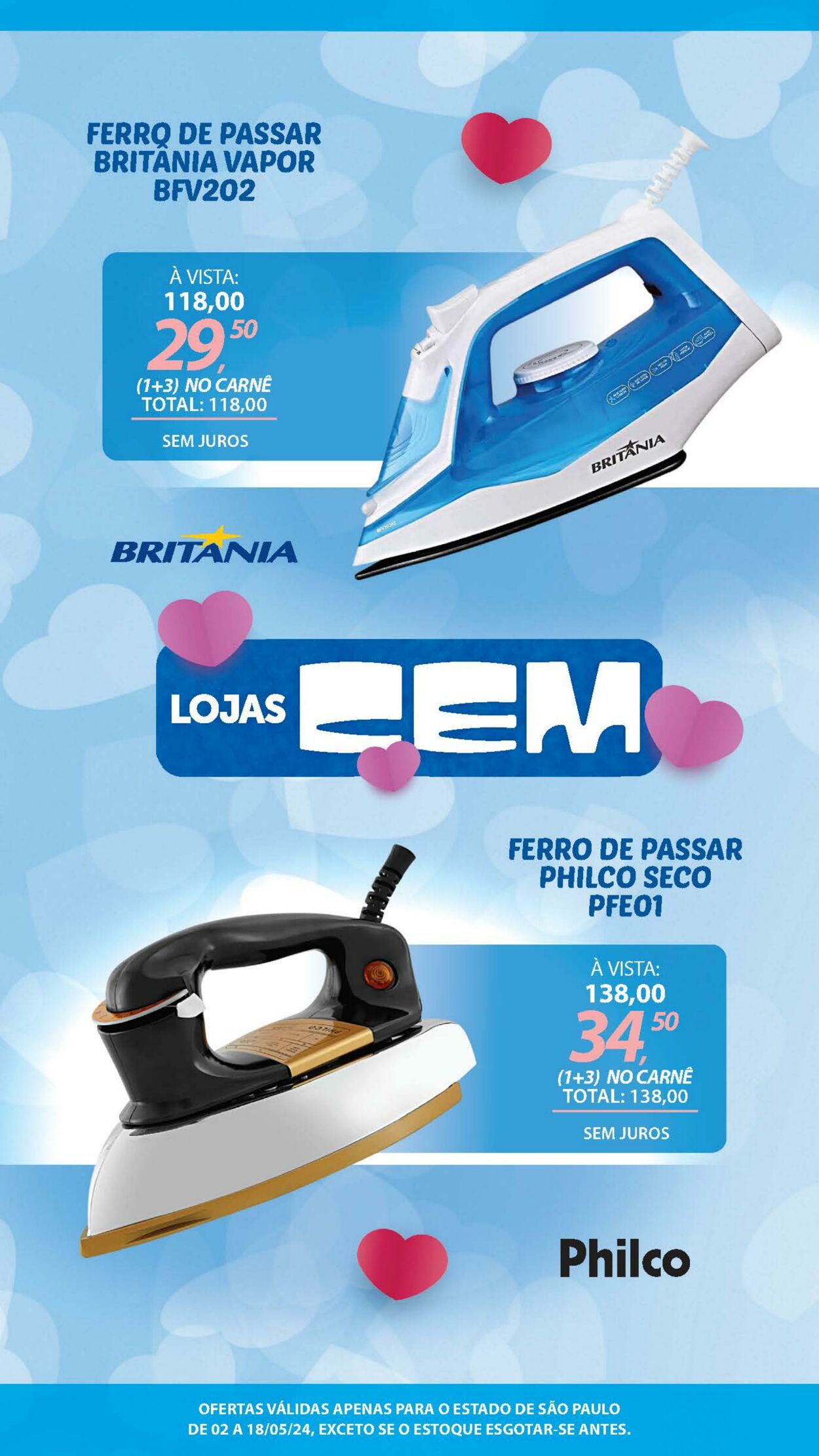 Folheto Lojas Cem 02.05.2024 - 31.05.2024