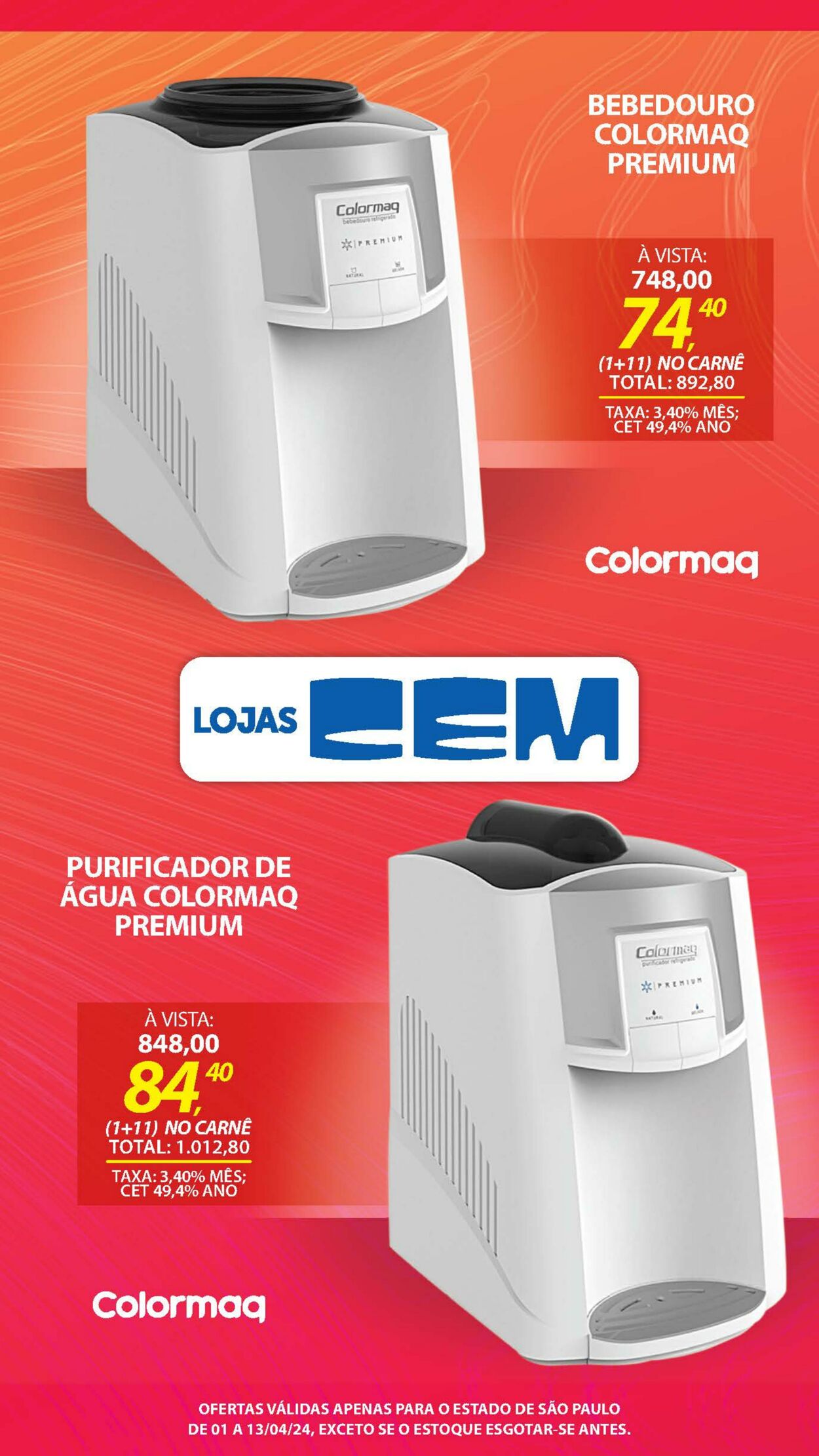 Folheto Lojas Cem 01.04.2024 - 02.04.2024