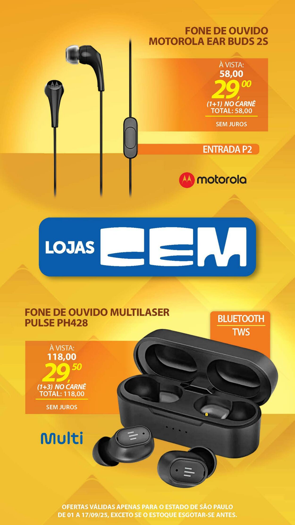 Folheto Lojas Cem 04.09.2025 - 19.09.2025
