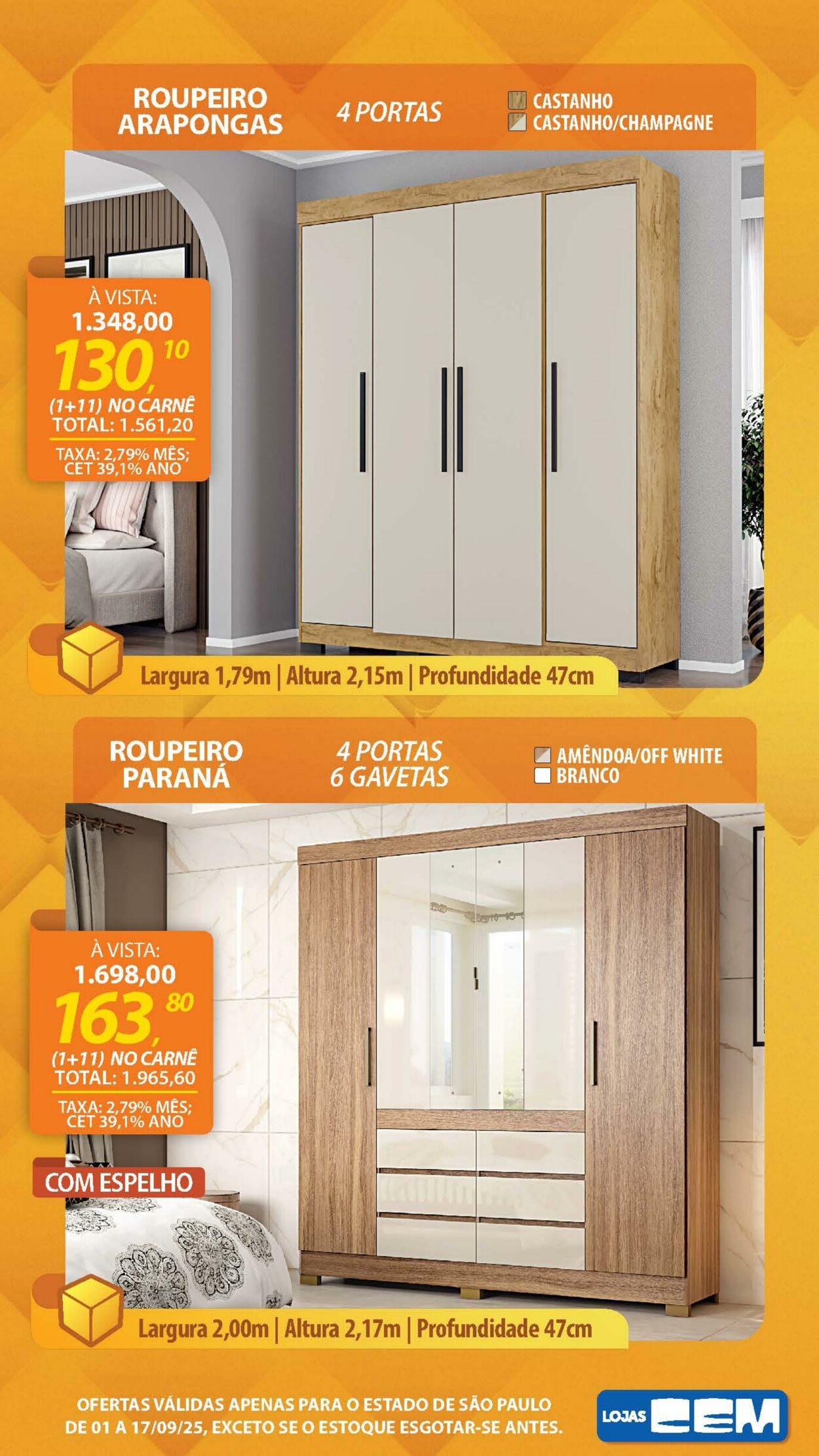 Folheto Lojas Cem 04.09.2025 - 19.09.2025