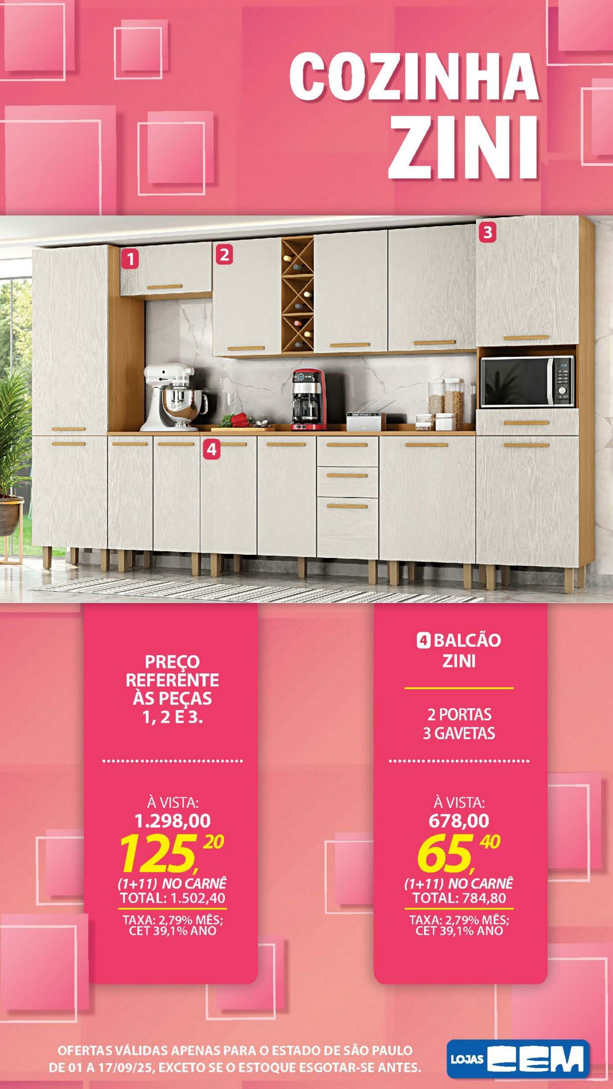 Folheto Lojas Cem 04.09.2025 - 19.09.2025