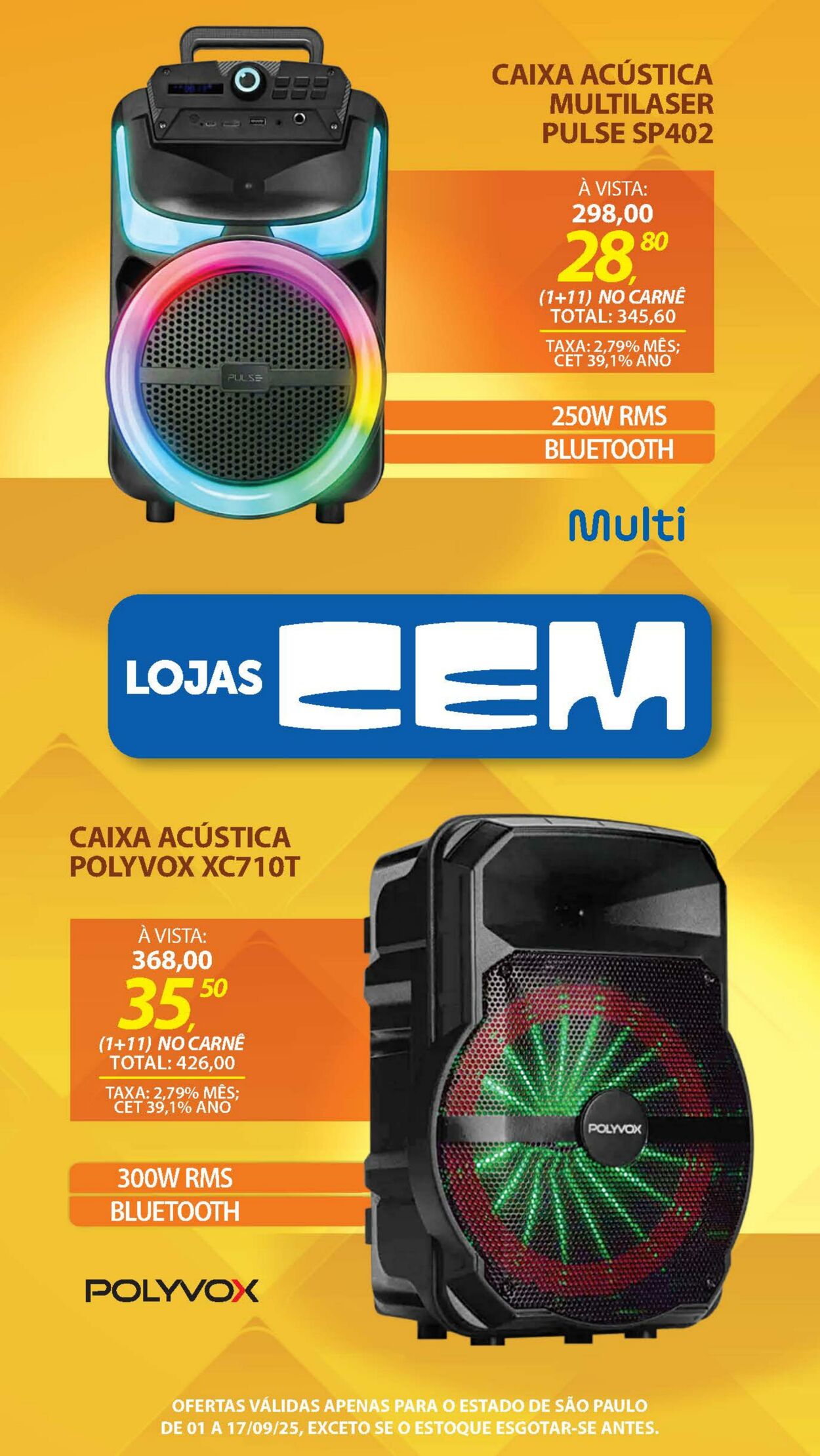 Folheto Lojas Cem 04.09.2025 - 19.09.2025