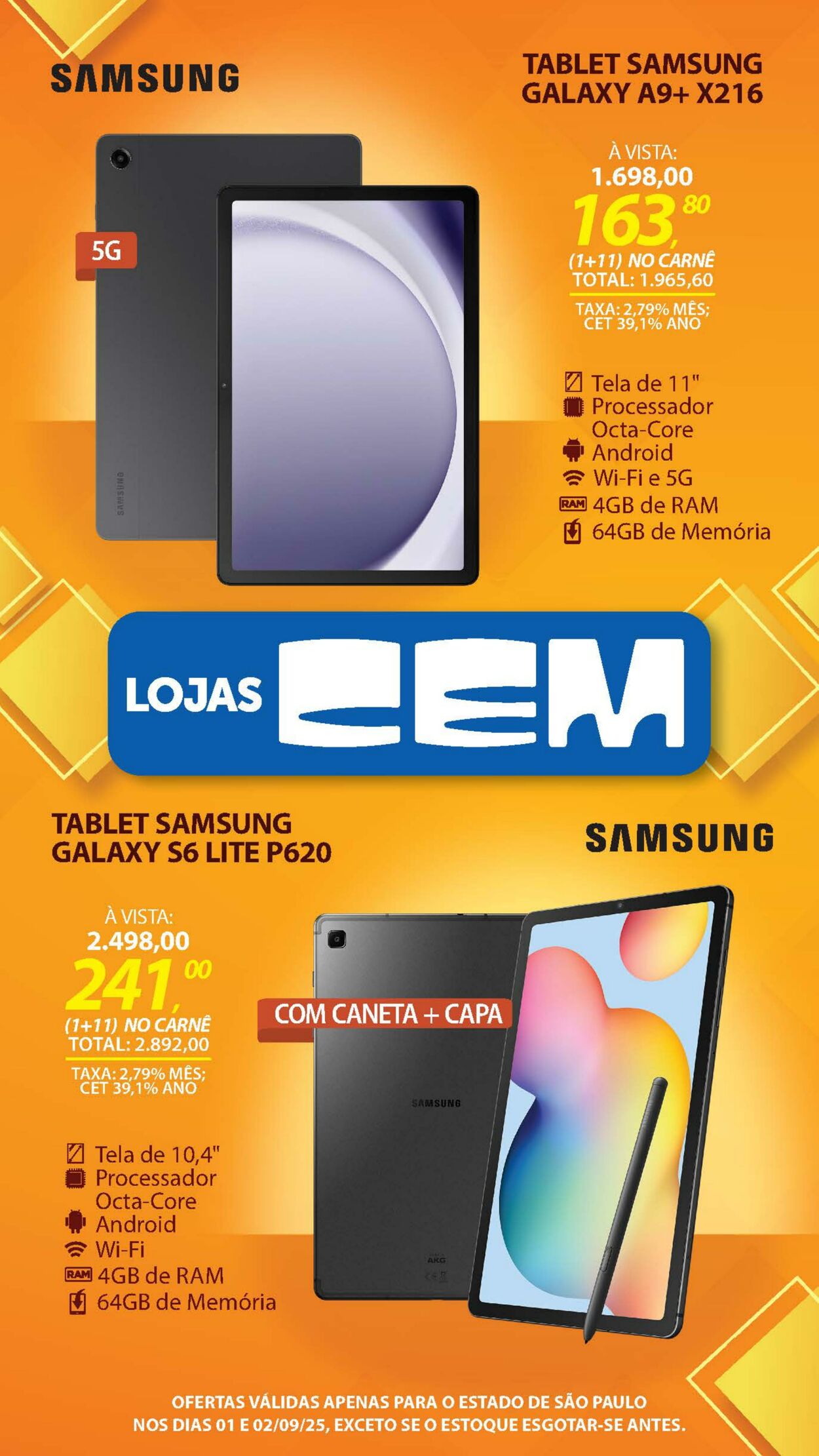 Folheto Lojas Cem 04.09.2025 - 19.09.2025
