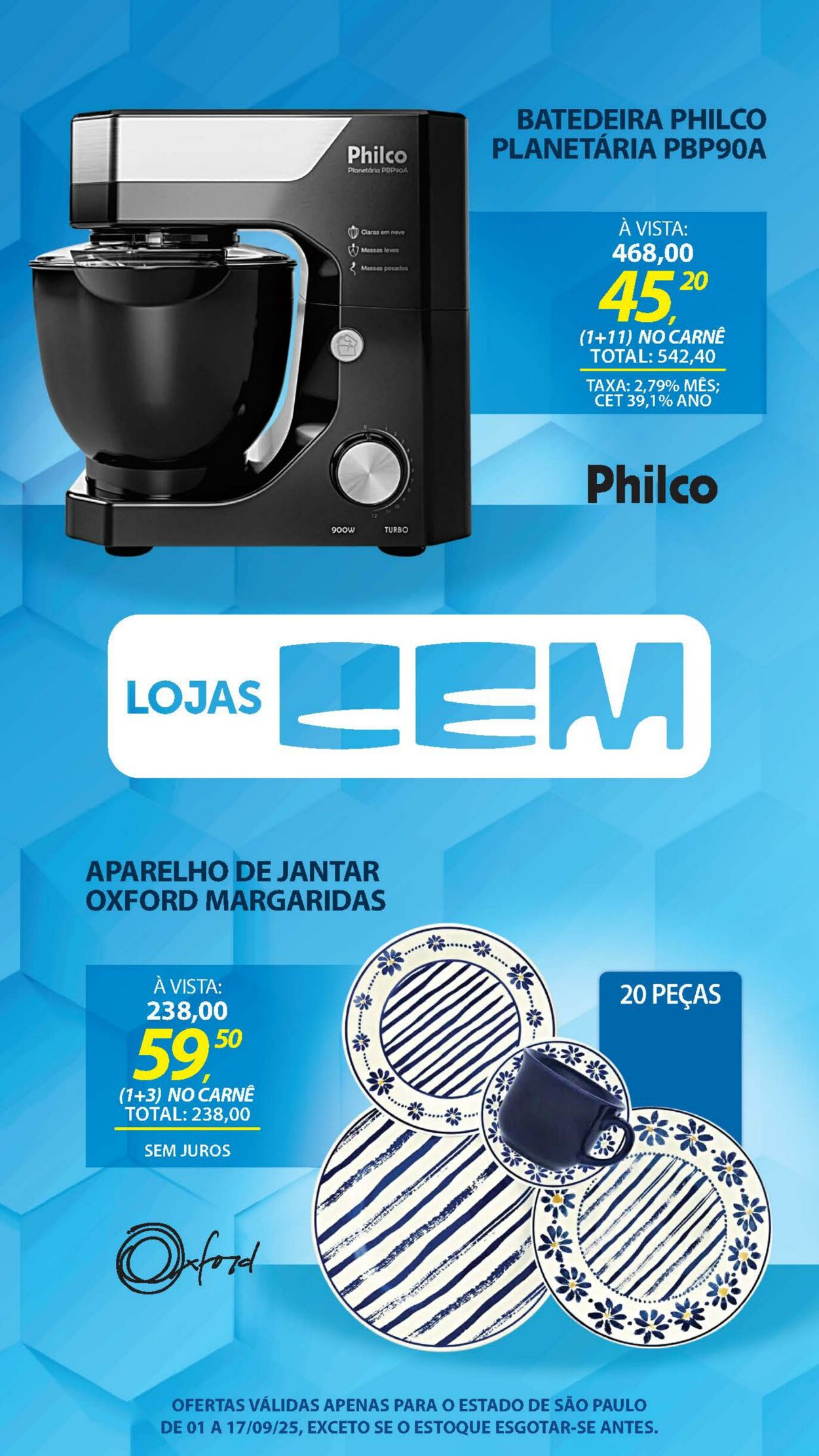 Folheto Lojas Cem 04.09.2025 - 19.09.2025
