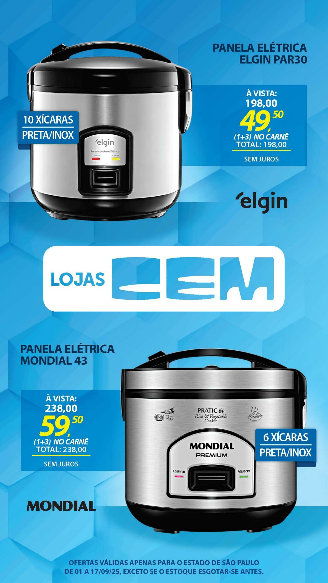 Folheto Lojas Cem 04.09.2025 - 19.09.2025