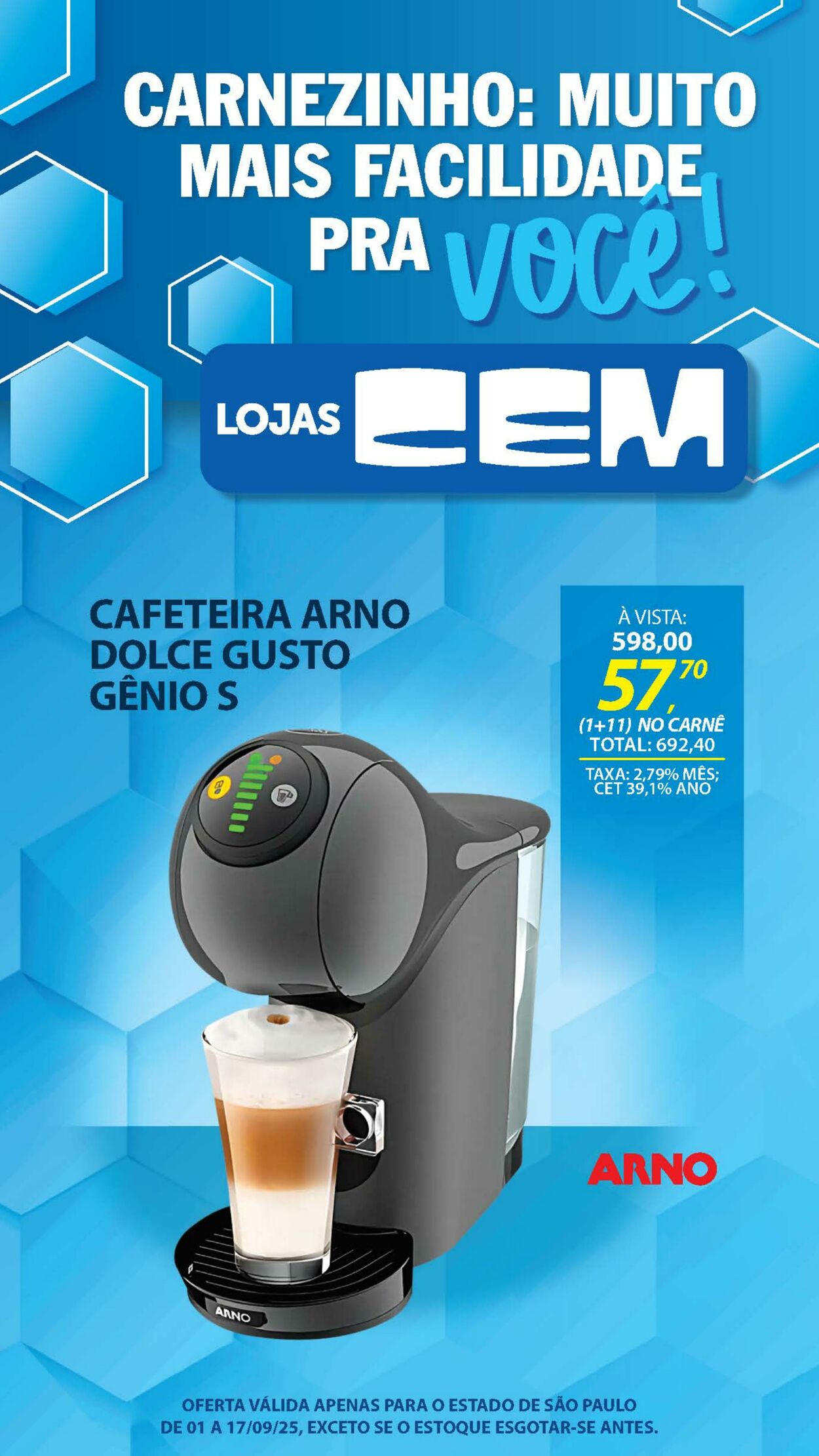 Folheto Lojas Cem 04.09.2025 - 19.09.2025