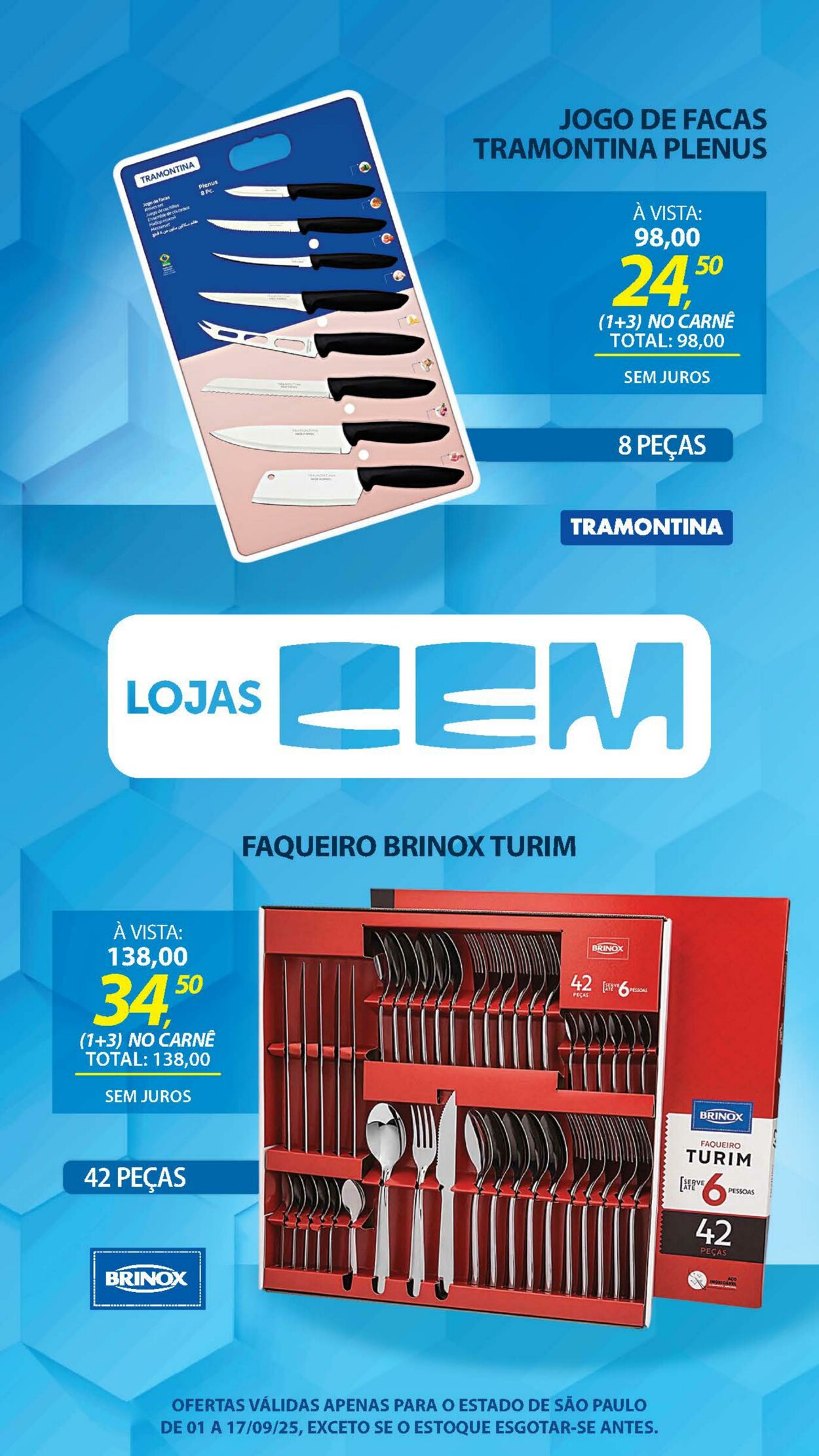 Folheto Lojas Cem 04.09.2025 - 19.09.2025