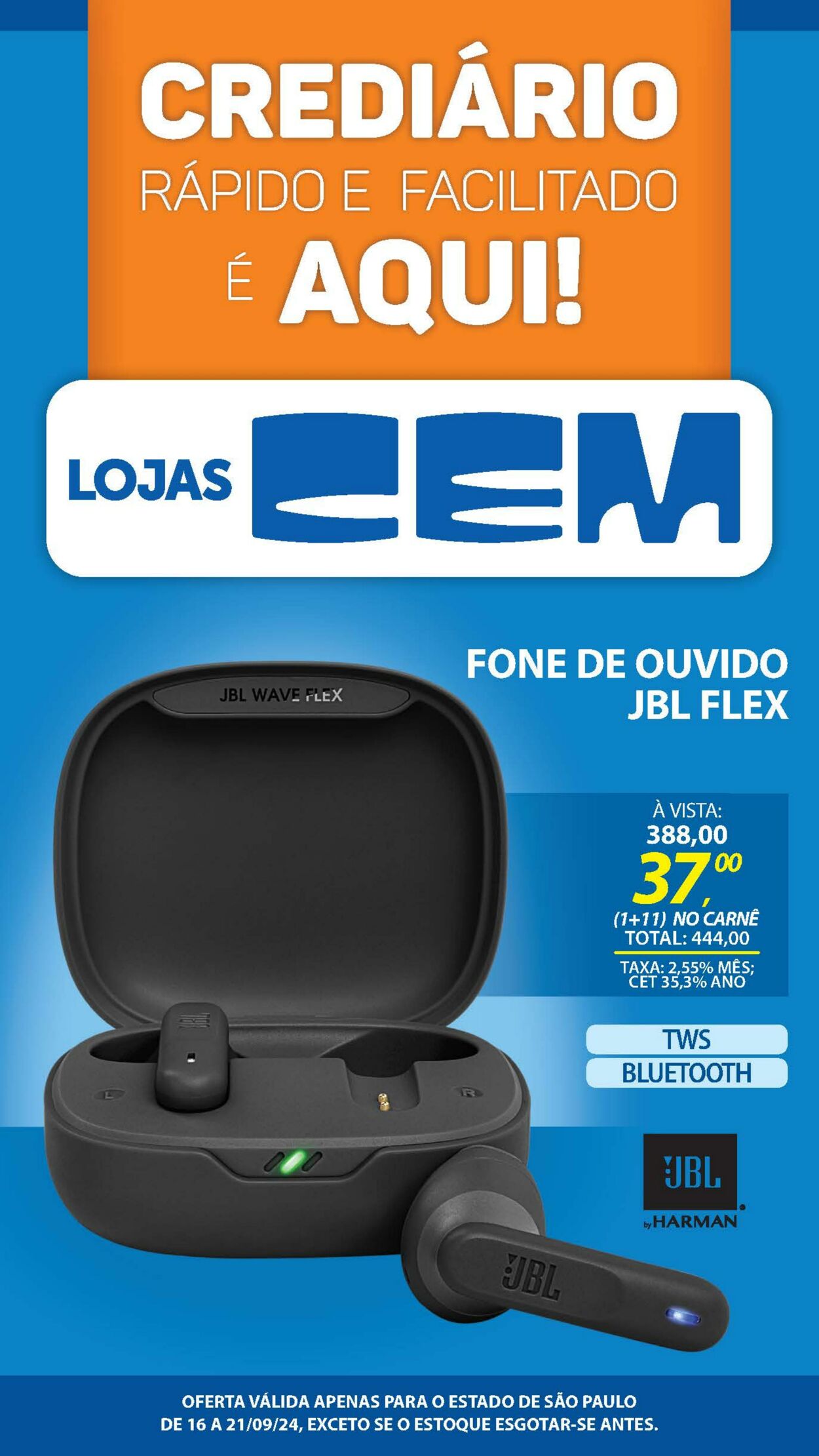 Folheto Lojas Cem 16.09.2024 - 06.10.2024