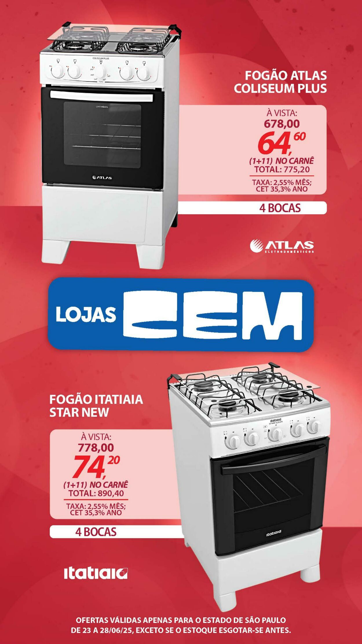 Folheto Lojas Cem 24.06.2025 - 02.07.2025