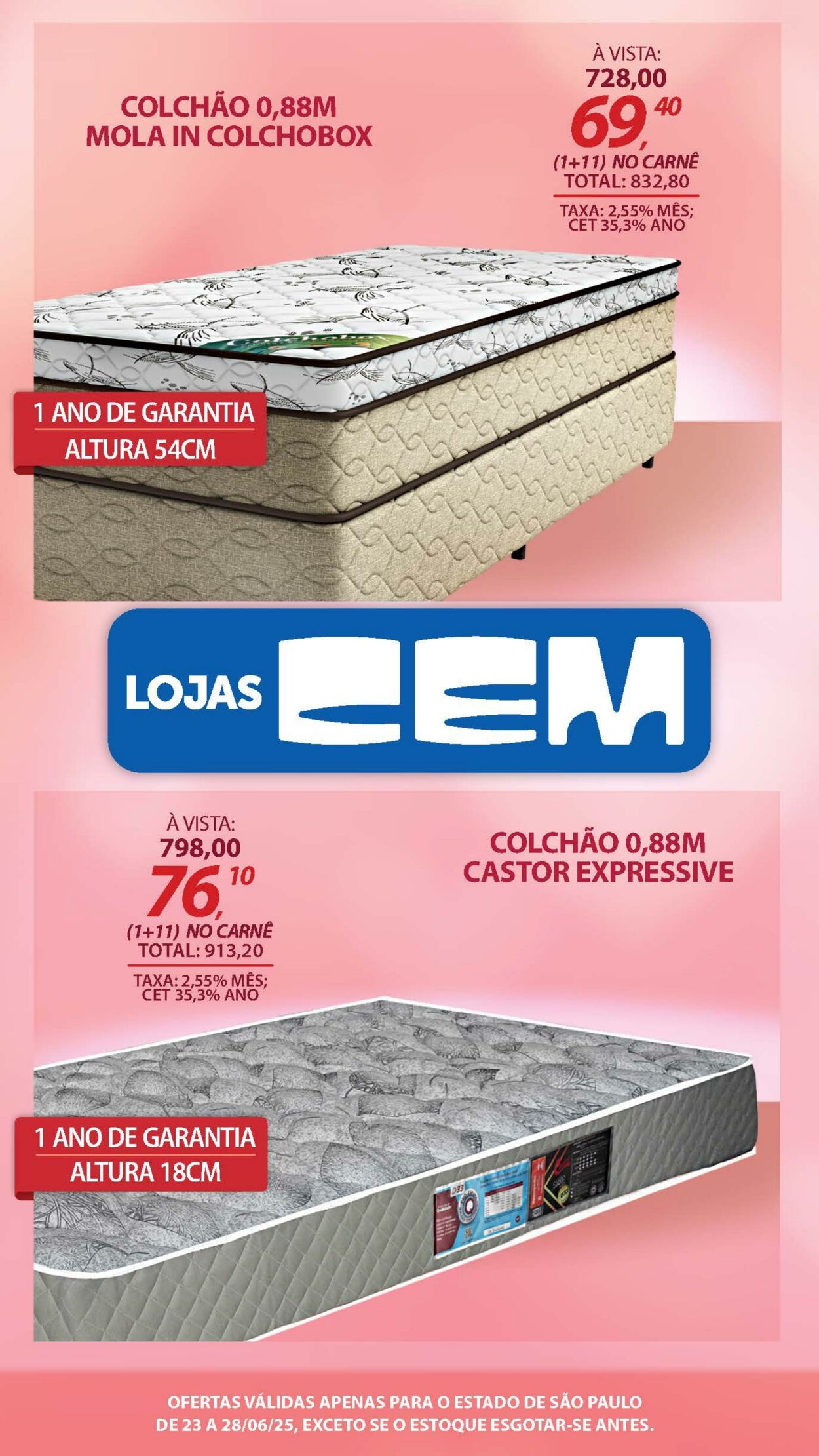 Folheto Lojas Cem 24.06.2025 - 02.07.2025