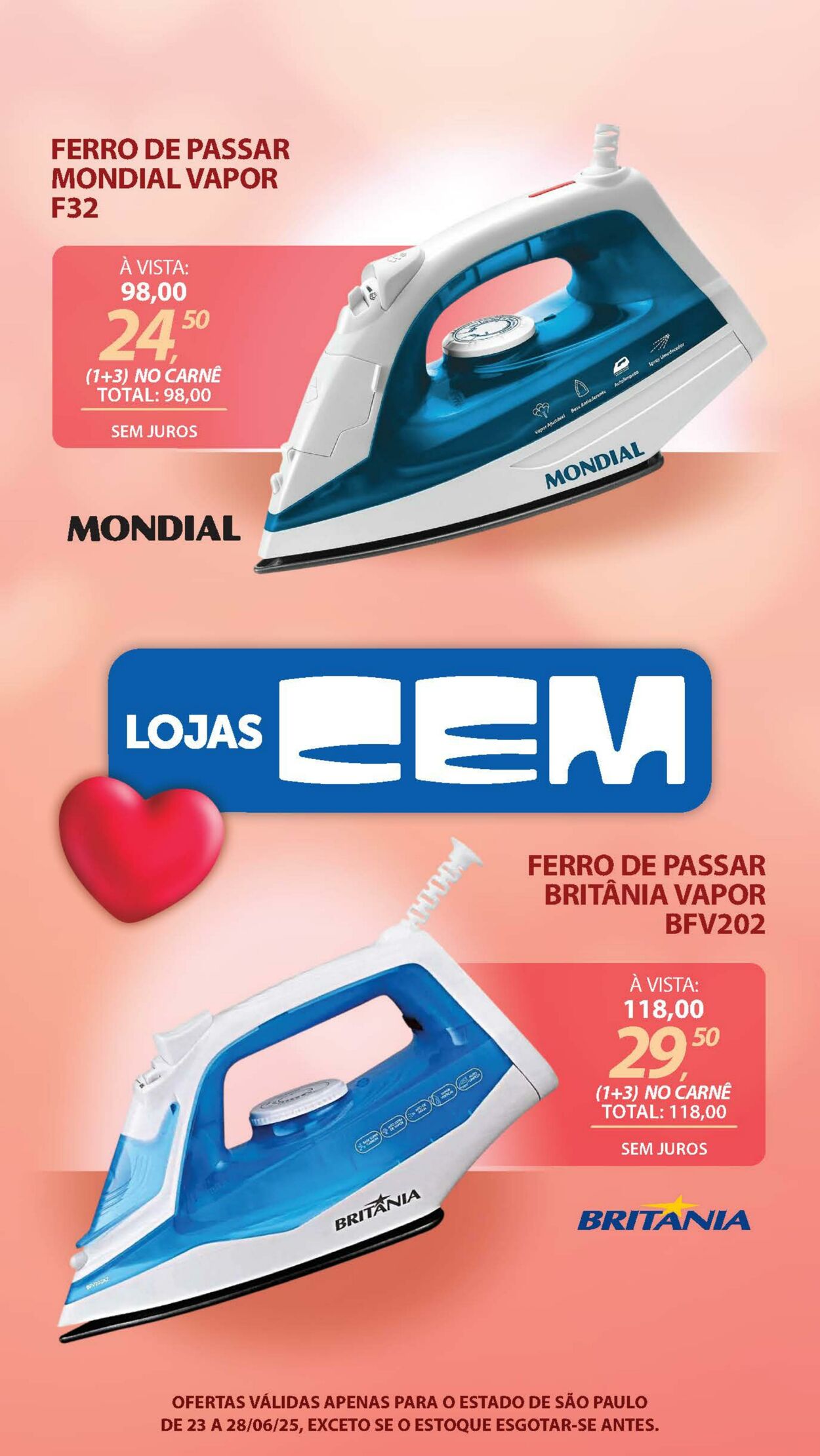 Folheto Lojas Cem 24.06.2025 - 02.07.2025