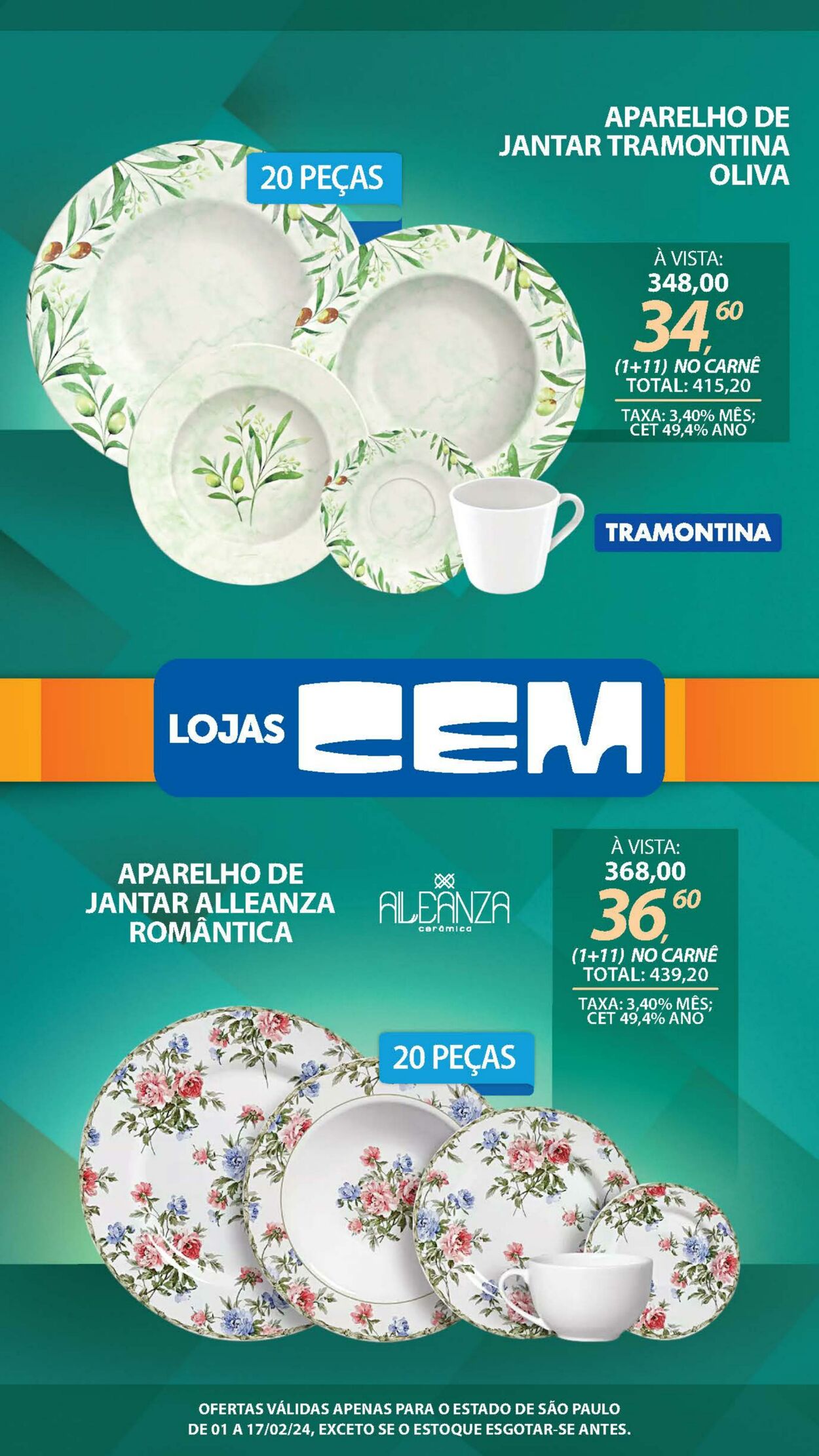 Folheto Lojas Cem 20.02.2024 - 25.02.2024