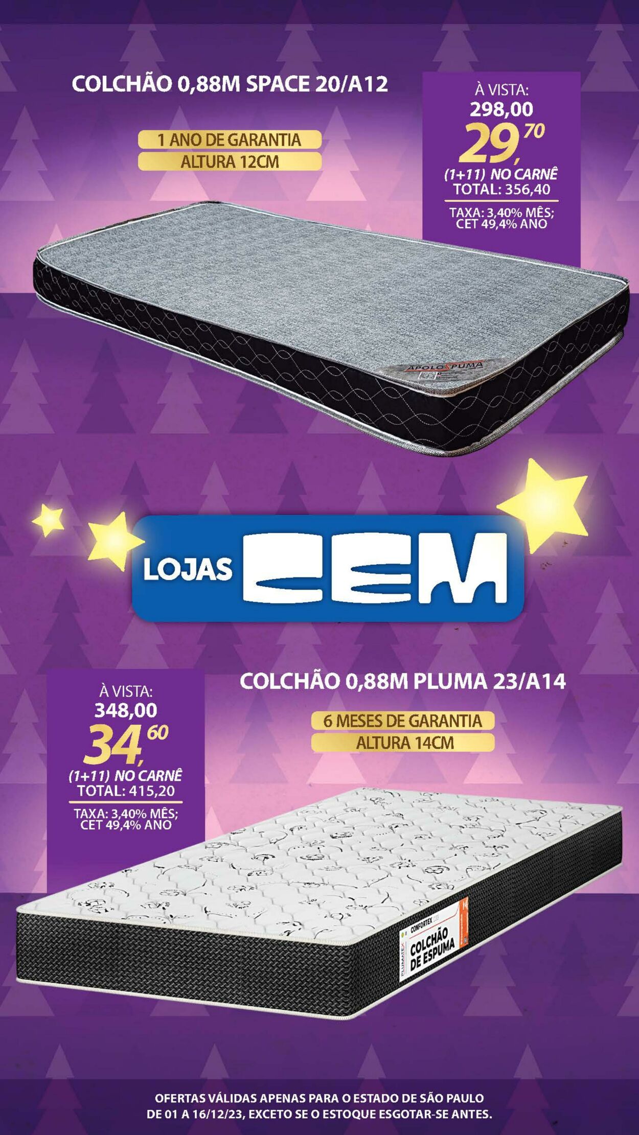 Folheto Lojas Cem 01.12.2023 - 16.12.2023