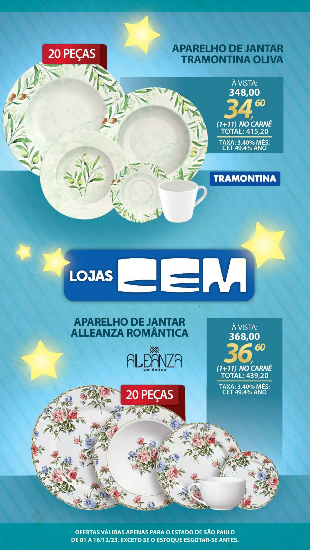 Folheto Lojas Cem 01.12.2023 - 16.12.2023