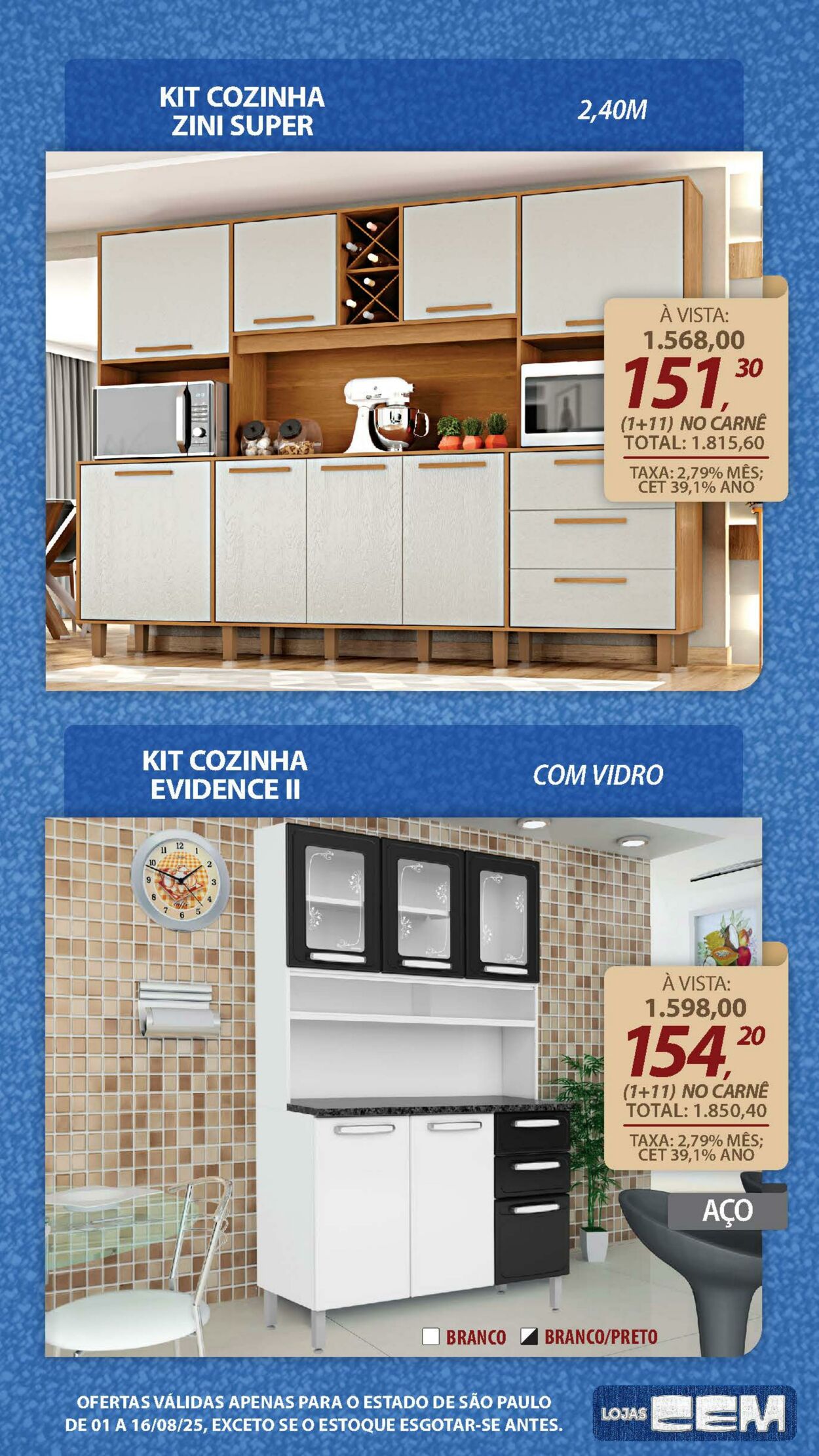 Folheto Lojas Cem 04.08.2025 - 21.08.2025