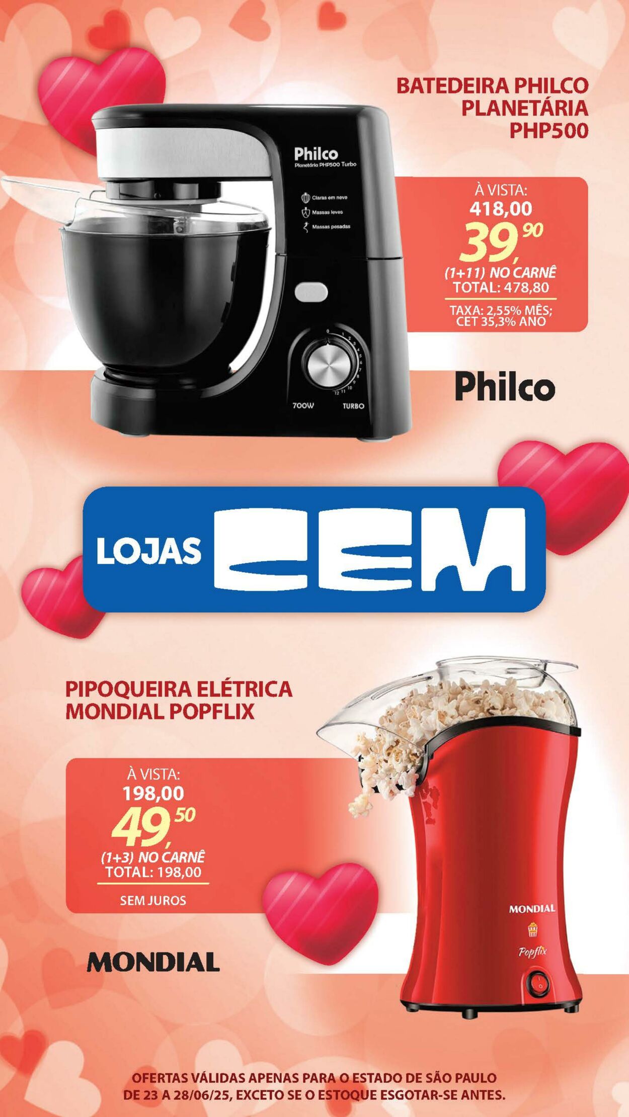 Folheto Lojas Cem 23.06.2025 - 01.07.2025