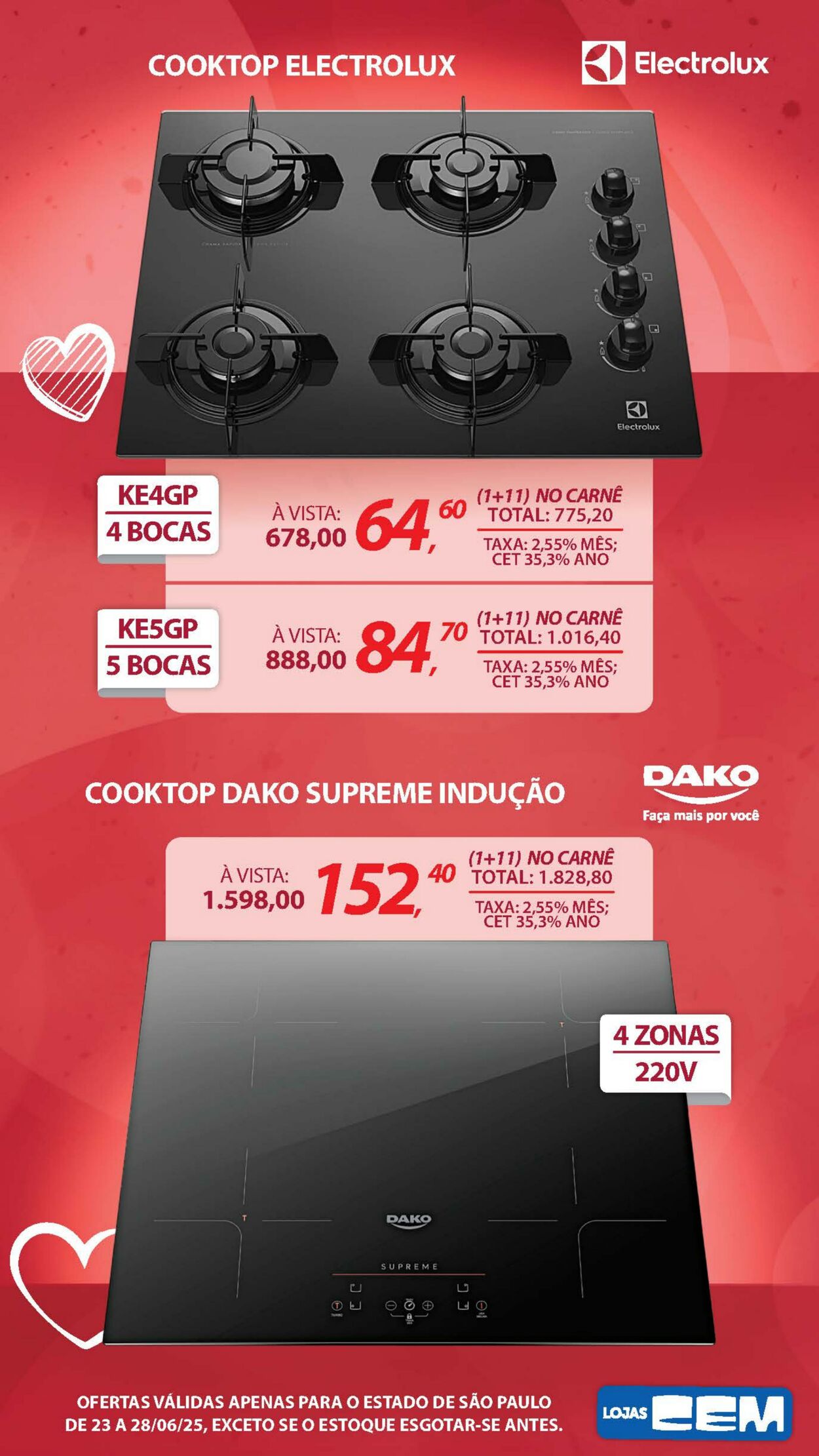 Folheto Lojas Cem 23.06.2025 - 01.07.2025