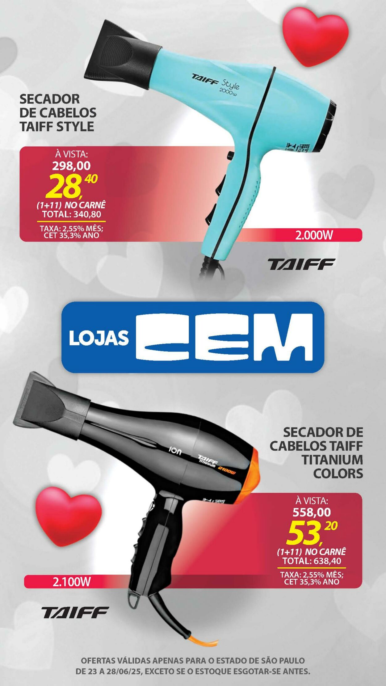 Folheto Lojas Cem 23.06.2025 - 01.07.2025